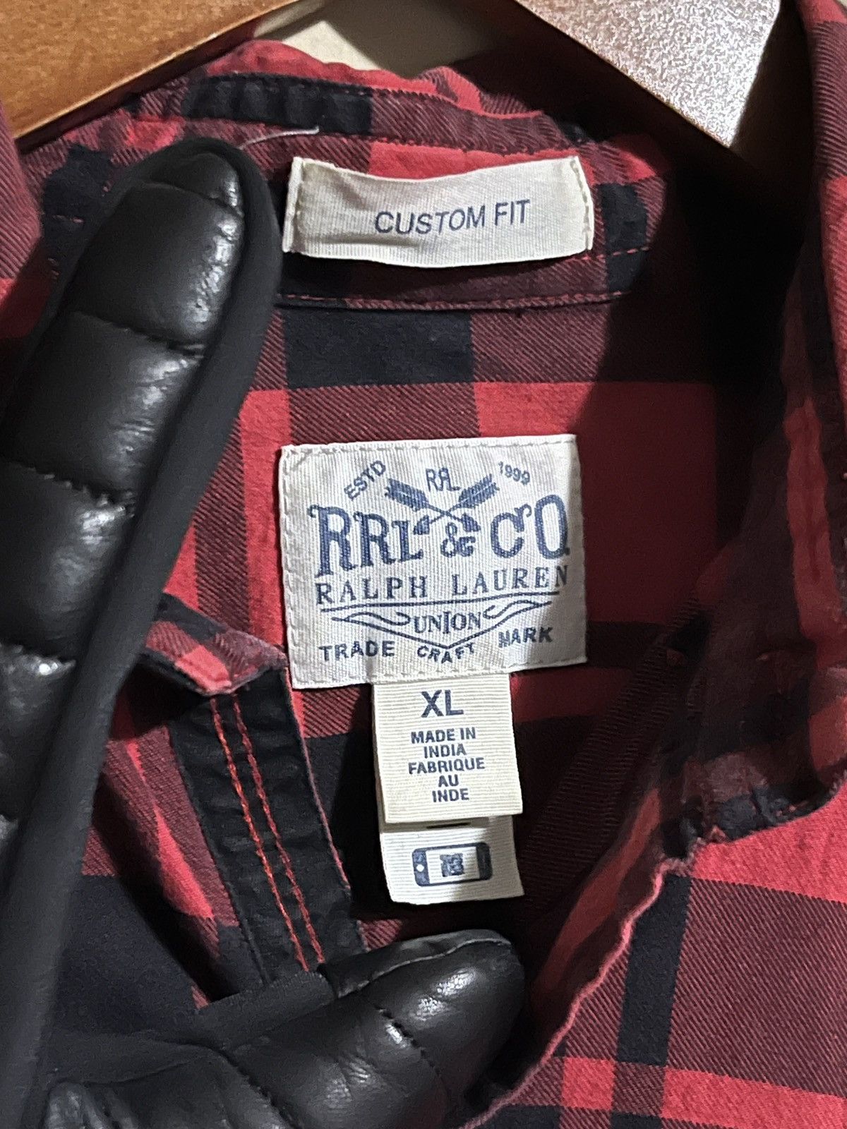 RRL Ralph Lauren RRL Ralph Lauren Plaid Shirt - XL Size US XL / EU 56 / 4 - 3 Thumbnail