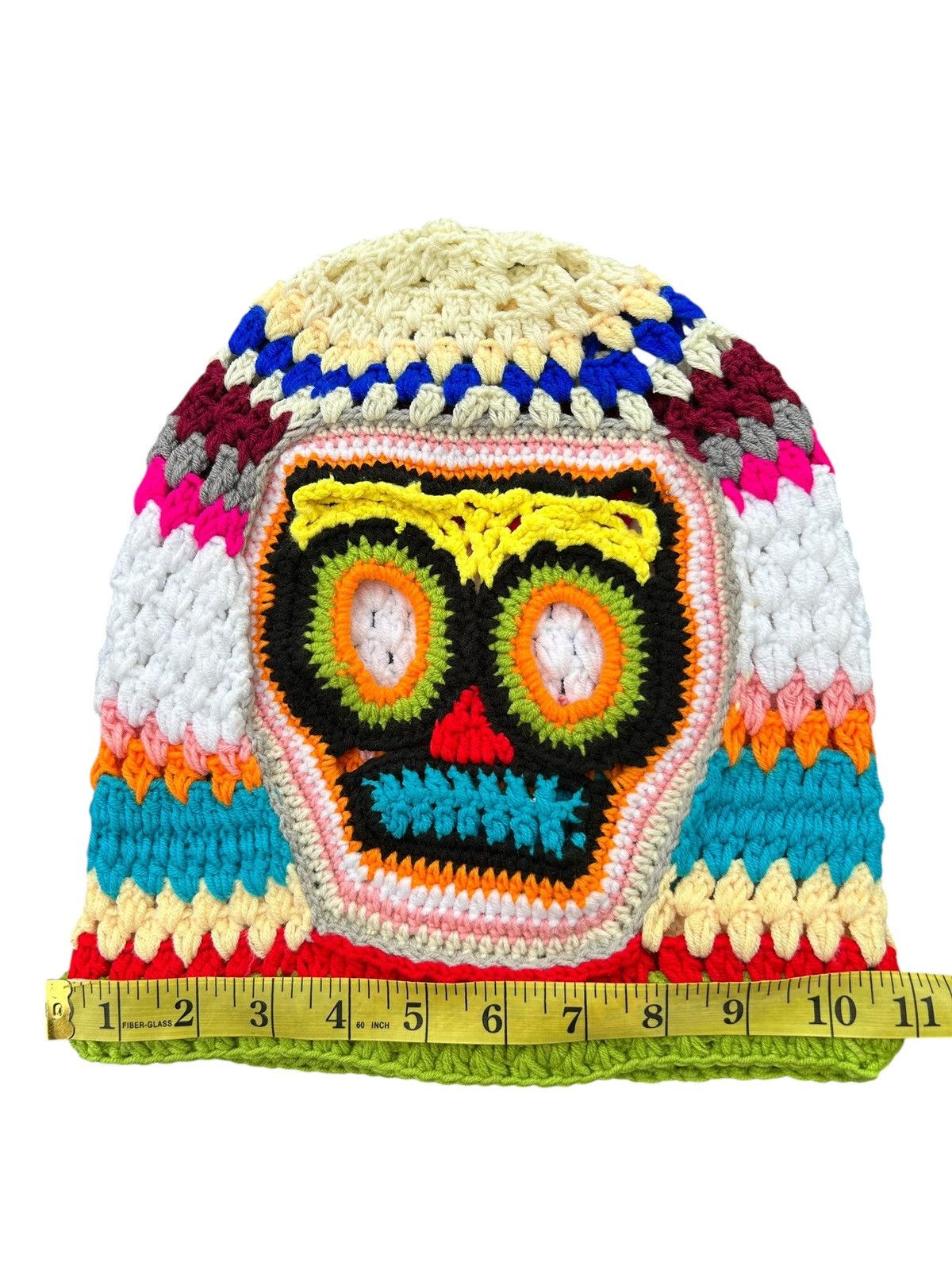 Kapital Rare Crochet Knitted Handmade Balaclava Japanese Style🎌 Size ONE SIZE - 3 Thumbnail