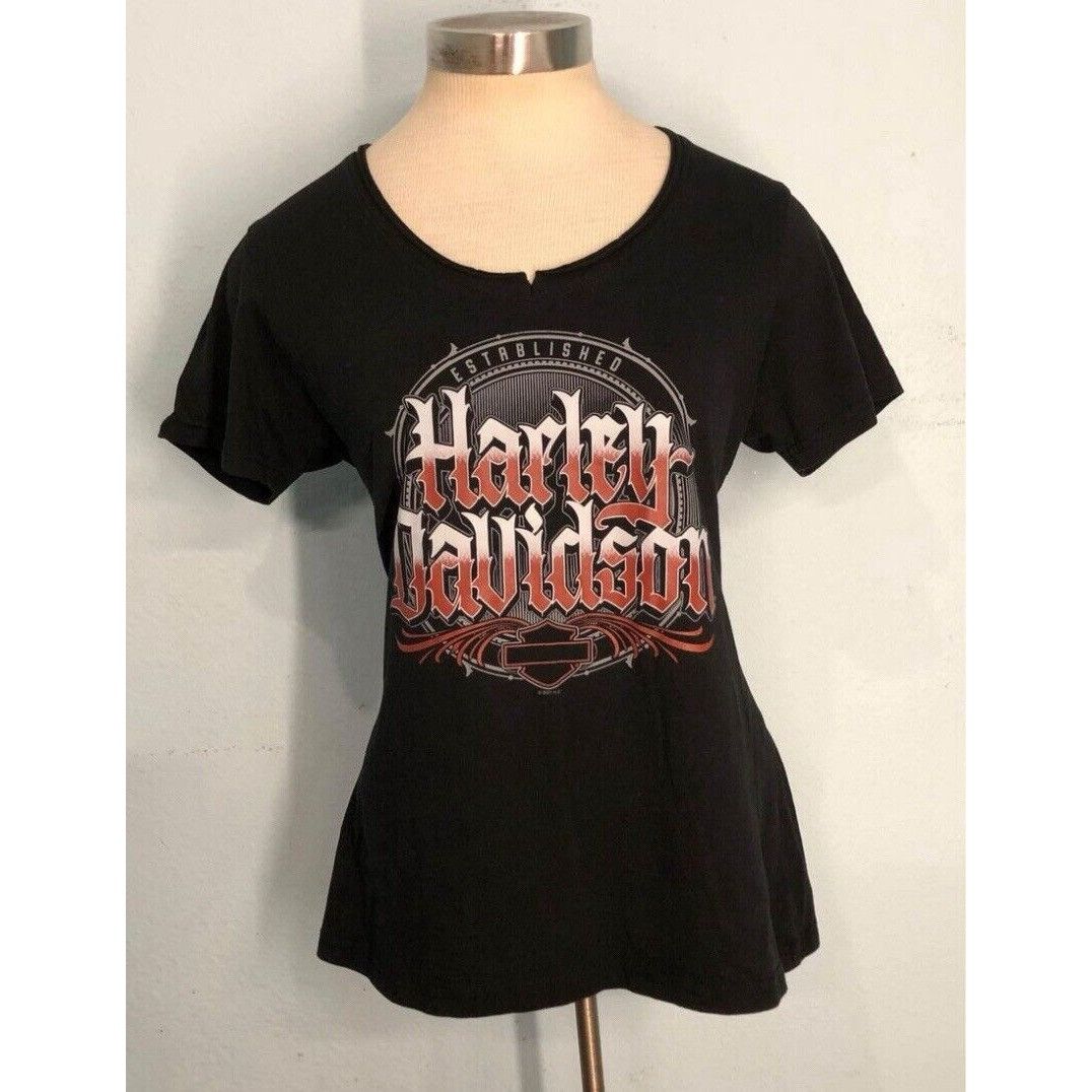 Harley Davidson Harley Davidson T-shirt Medium Women Stretchy INDIANA Size M / US 6-8 / IT 42-44 - 1 Thumbnail