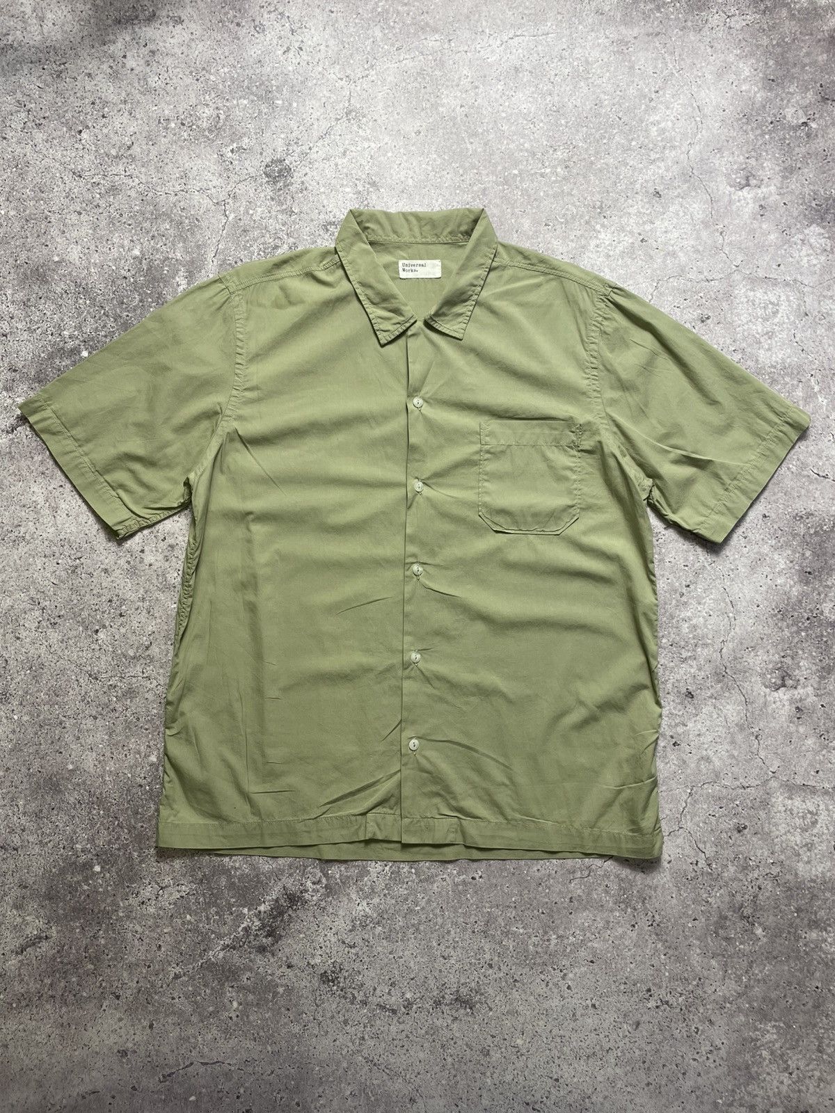 Universal Works Universal Works Shirt men green Button Up short Sleeve Size US S / EU 44-46 / 1 - 1 Thumbnail