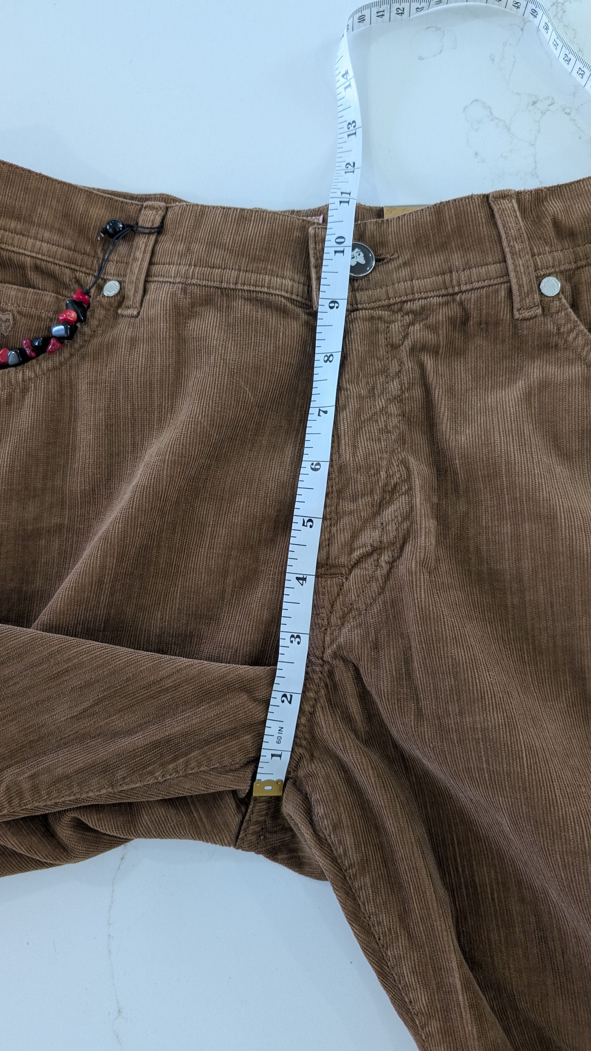 Marco Pescarolo Marco Pescarolo NERANOM Corduroy Pants Brown Size 50 IT Size US 34 / EU 50 - 10 Thumbnail