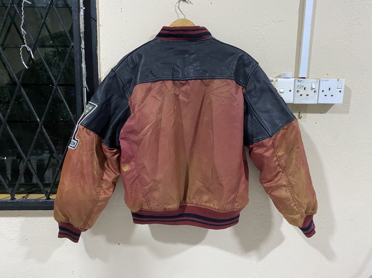Harley Davidson Harley Davidson 90s Sunfaded Bombers Leather Trim Size US L / EU 52-54 / 3 - 2 Thumbnail