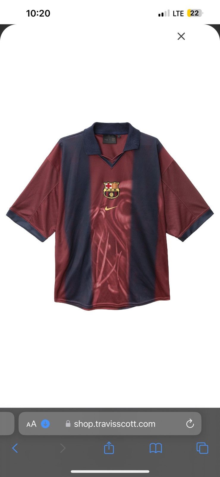 F.C. Barcelona × Nike × Travis Scott Travis Scott FC