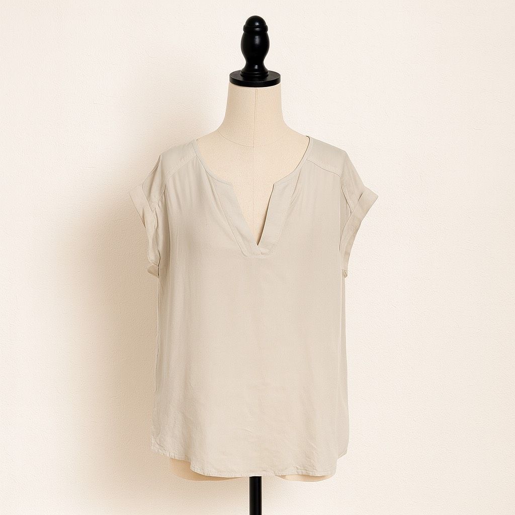 Other 7th Avenue Design Studio Women’s Size M White Short Sleeve B Size M / US 6-8 / IT 42-44 - 1 Thumbnail
