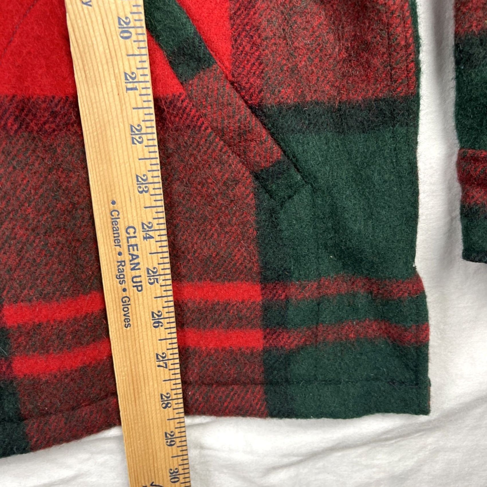 Vintage VINTAGE L.L. Bean Jacket Mens Large Red Plaid Wool Hunting 50s Overcoat Casual Workwear Fall Winter S adults? Size US L / EU 52-54 / 3 - 4 Thumbnail