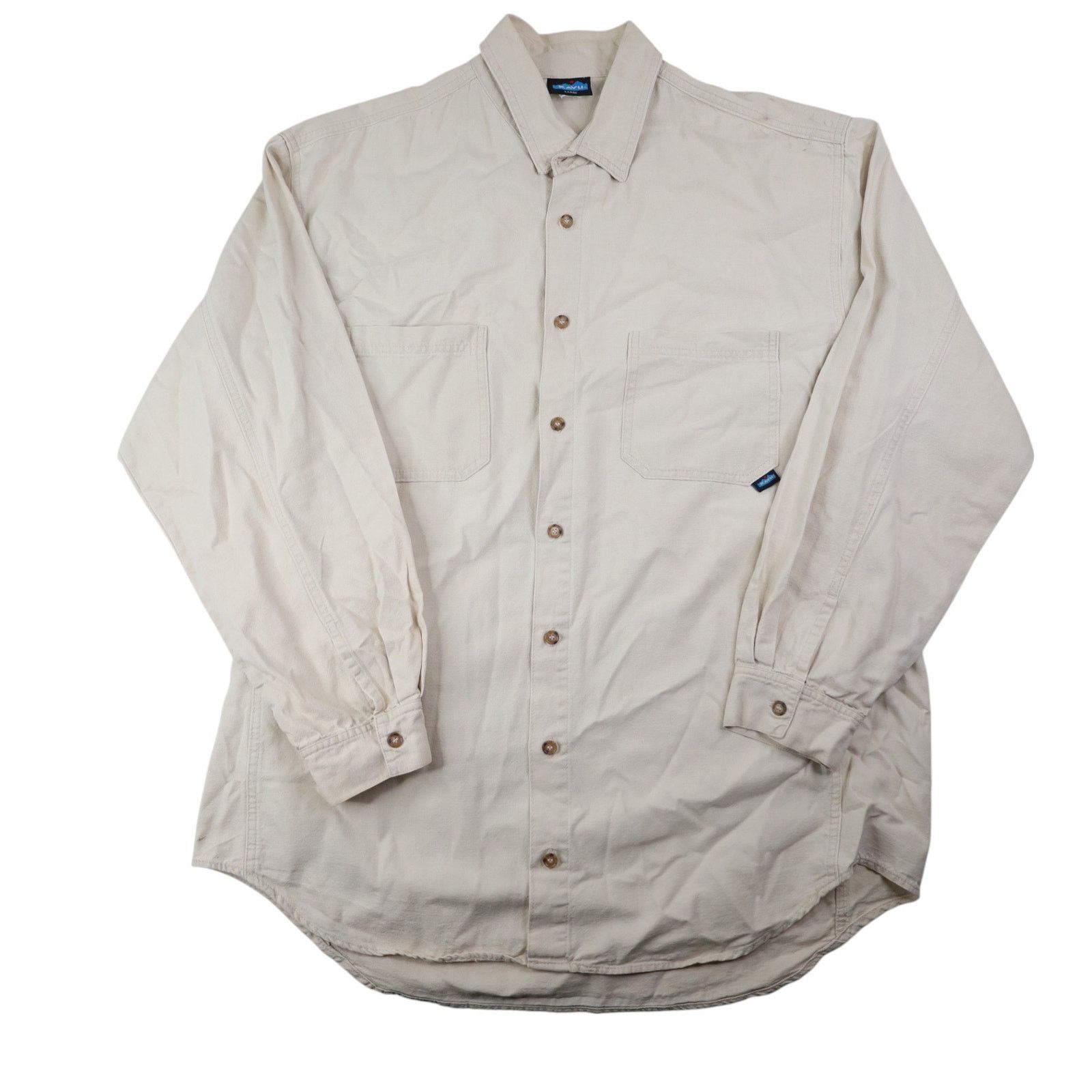 KAVU × Vintage Vintage Kavu Canvas Button Up Adventure Shirt Size US L / EU 52-54 / 3 - 1 Thumbnail