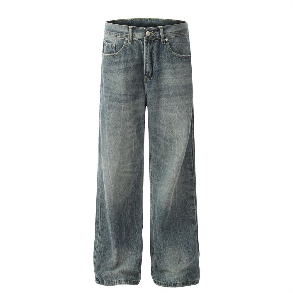 Japanese Brand × Jean Men's American style vintage washed distressed jeans Size US 32 / EU 48 - 1 Thumbnail