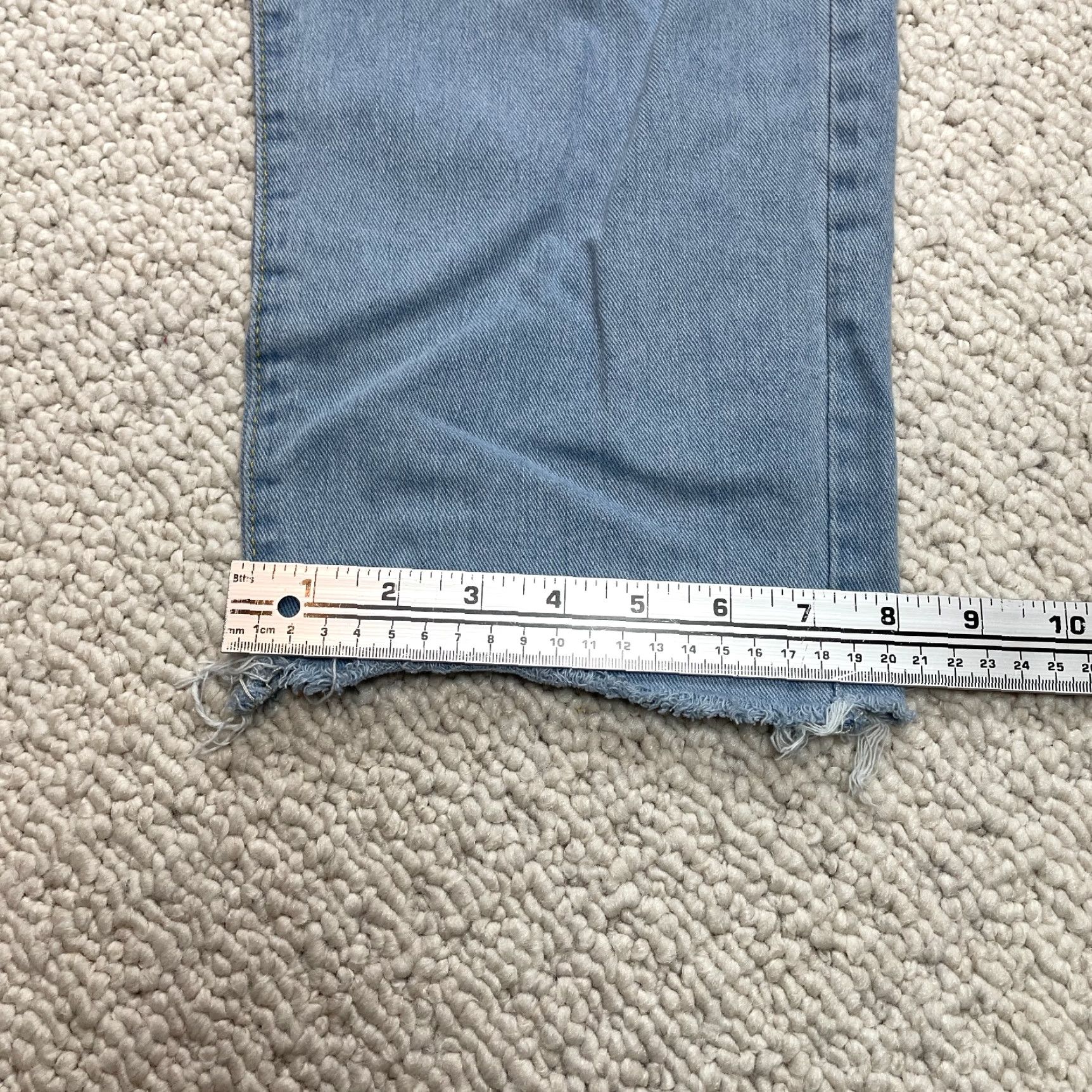 Shein Shein Jeans Womens XL Blue Denim Light Wash Straight Leg High Rise Mom 34x25 Jeans Women's XL Blue Denim Light Wash Straight Leg High Rise 34x25 Size 40" / US 18 - 2 Thumbnail