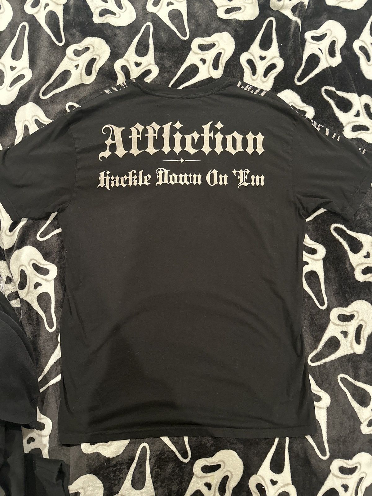 Affliction × Haunted Mound AFFLICTION X HAUNTED MOUND HACKLE TEE Size US XL / EU 56 / 4 - 2 Thumbnail