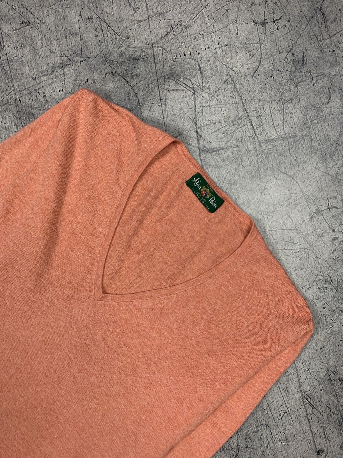 Alan Paine Alan Paine England Luxury Cotton Sweater V-Neck Size EU 38 Size XS / US 0-2 / IT 36-38 - 2 Thumbnail