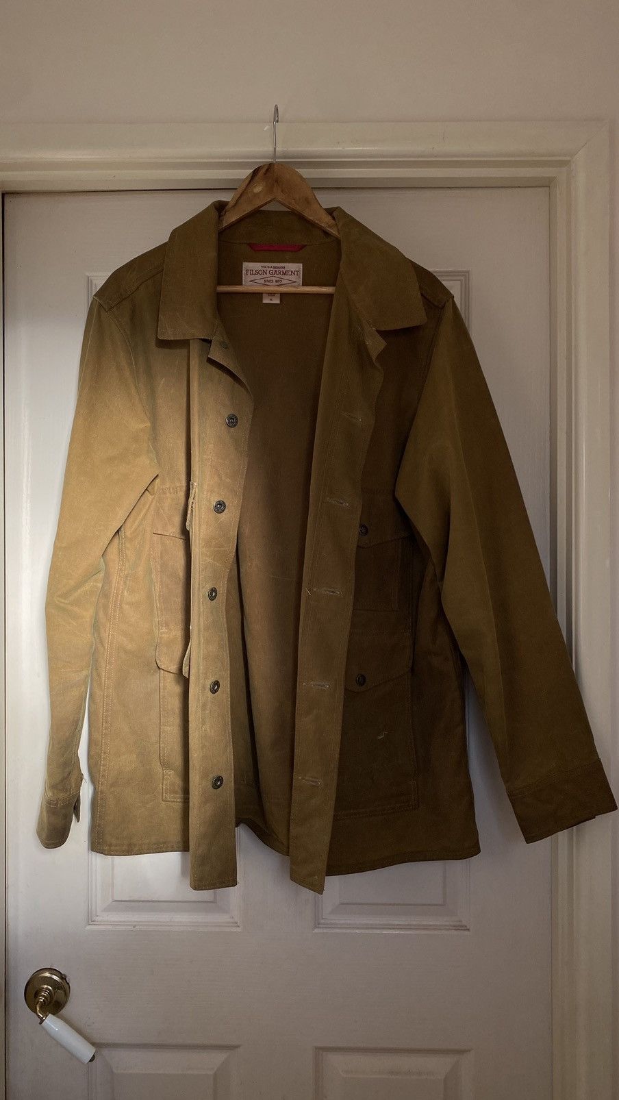 image of Filson Hunting Coat in Camel, Men's (Size XL)