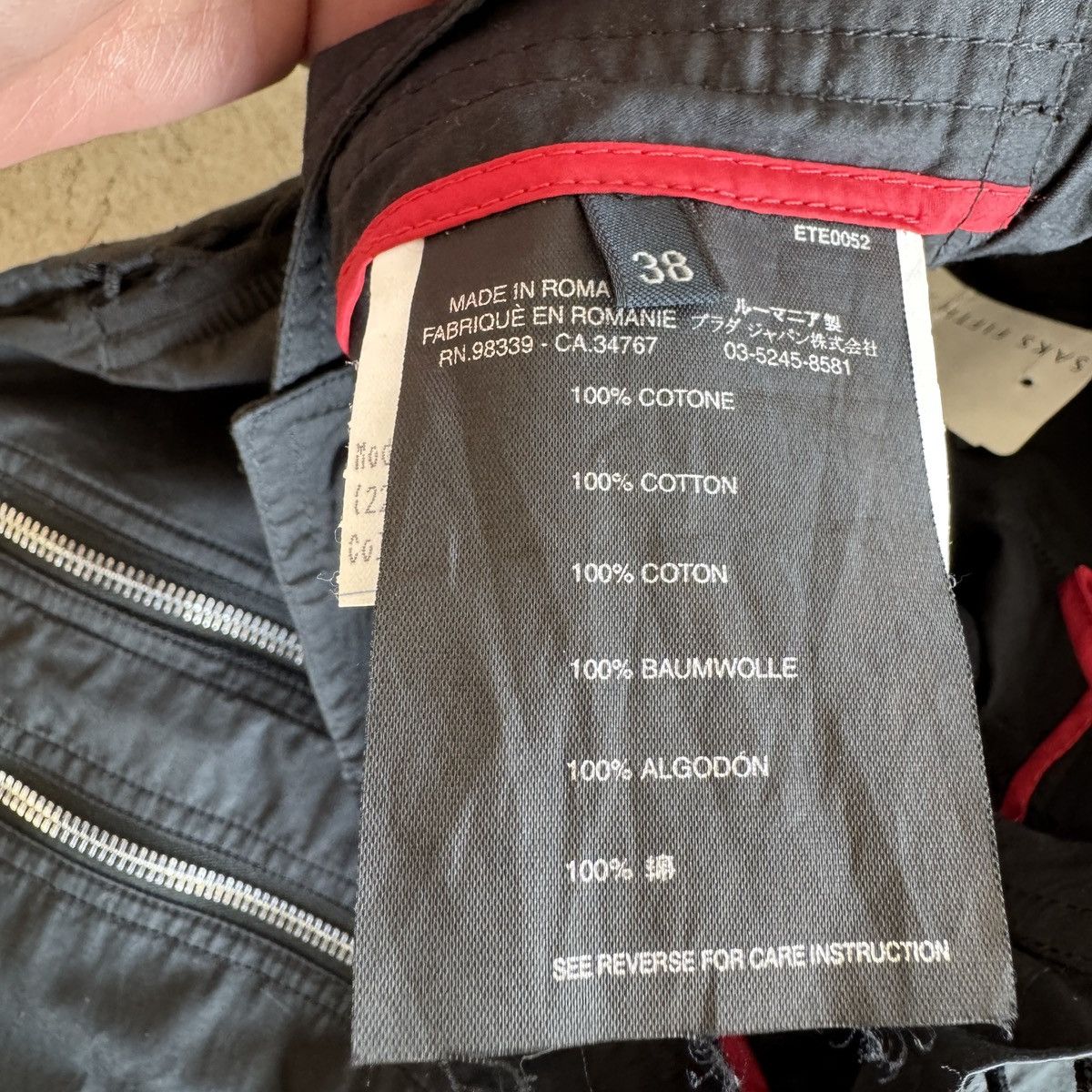 Prada Vintage Prada Zip Bondage Trouser Size 26" / US 2 / IT 38 - 6 Thumbnail