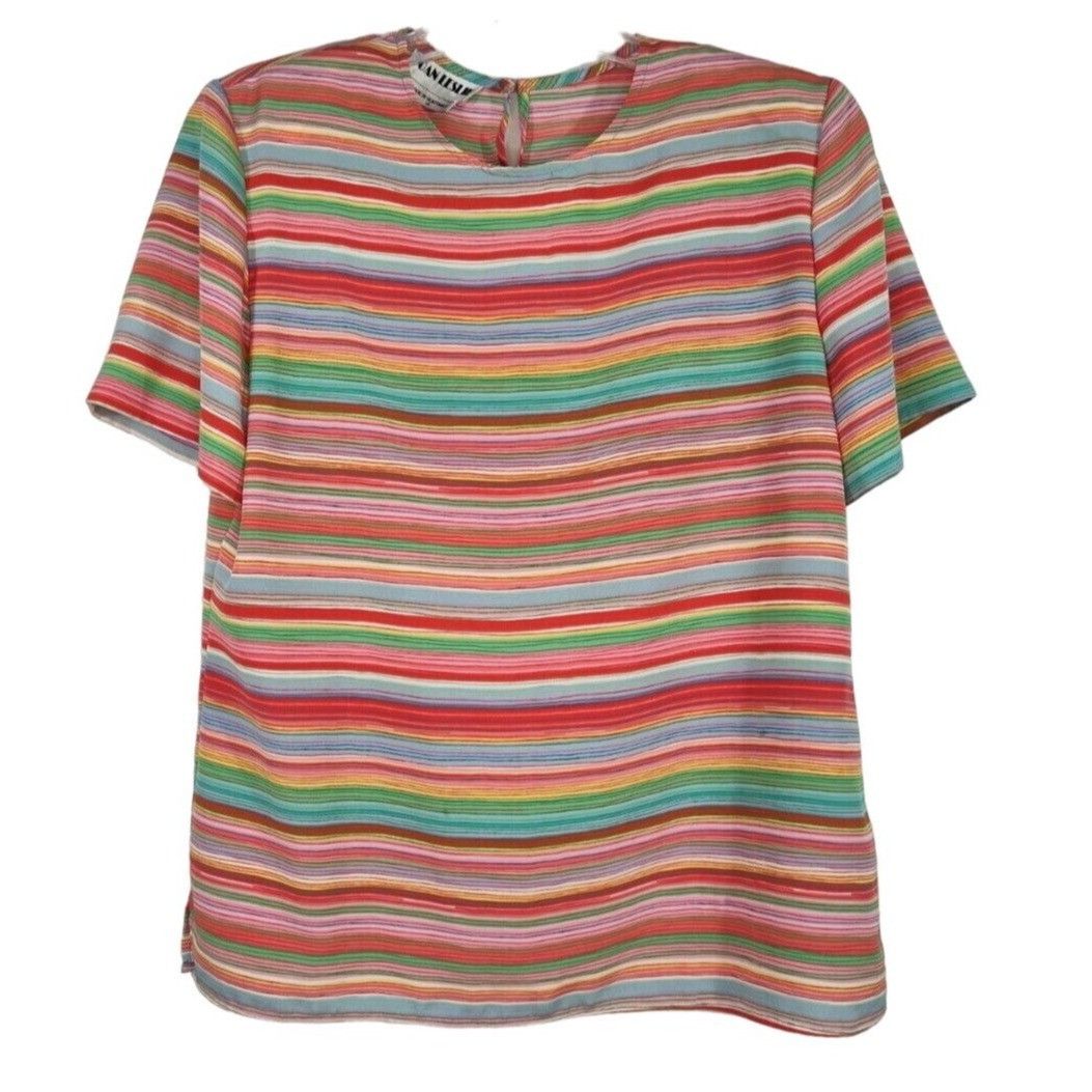 Other Vintage 80s 90s Joan Leslie Top Women Size 14 Short Sleeve Size XL / US 12-14 / IT 48-50 - 1 Thumbnail