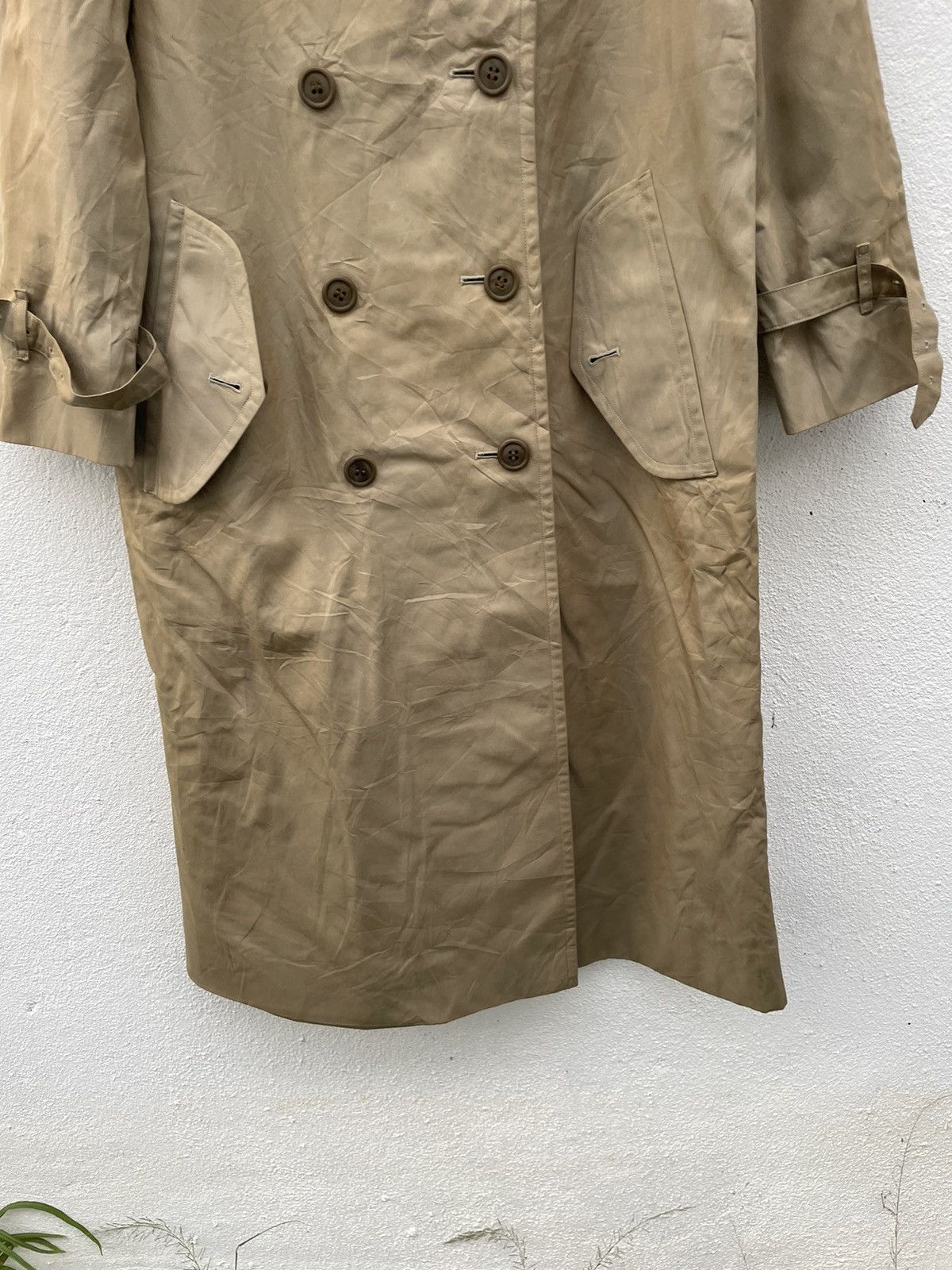 Burberry Prorsum × Vintage Vintage Burberry Nova Check Double Breasted Trench Jacket Size US M / EU 48-50 / 2 - 5 Thumbnail