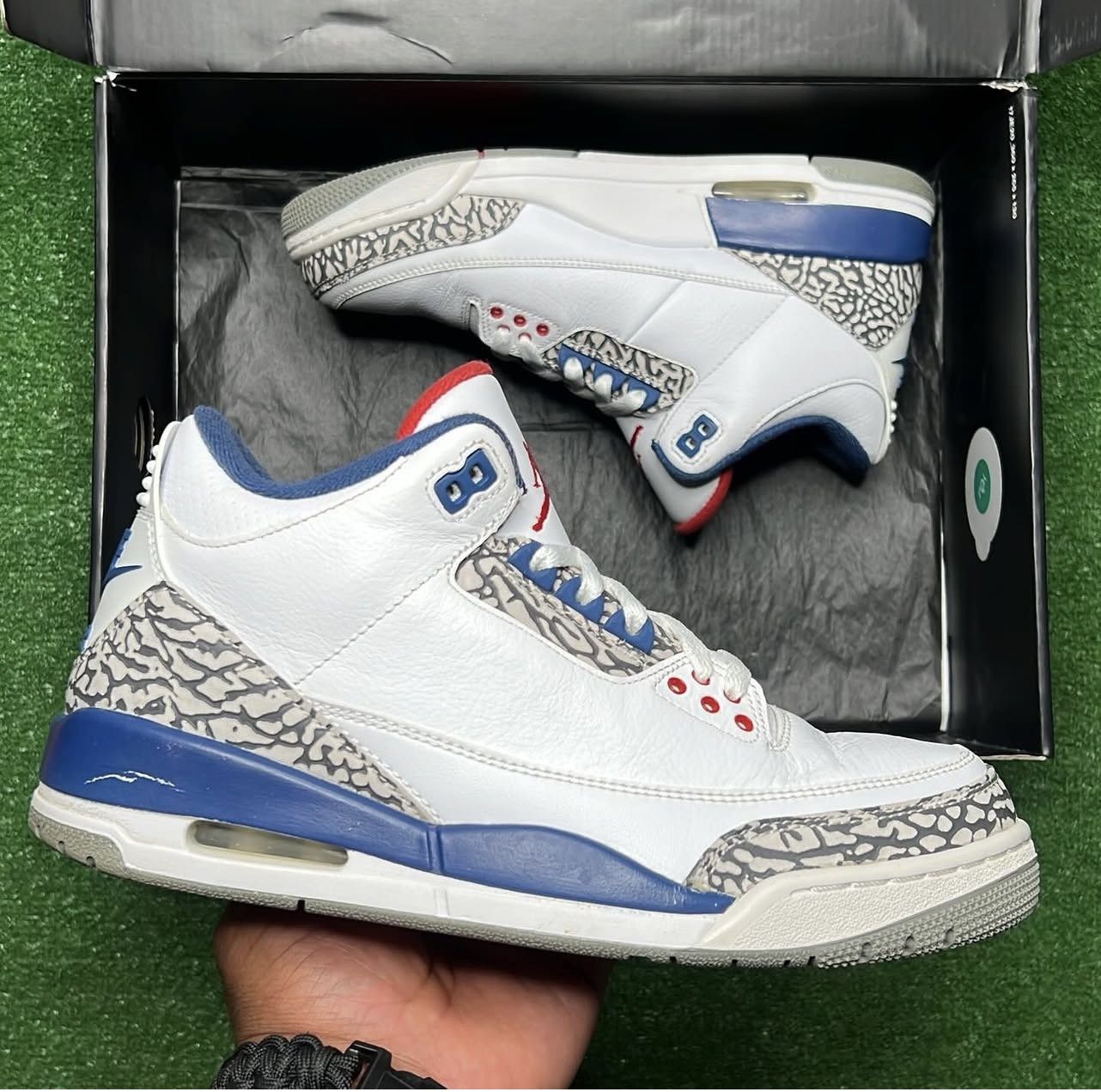 Jordan Brand Air Jordan 3 Retro OG ‘True Blue’ 2016 Size US 8 / EU 41 - 3 Thumbnail