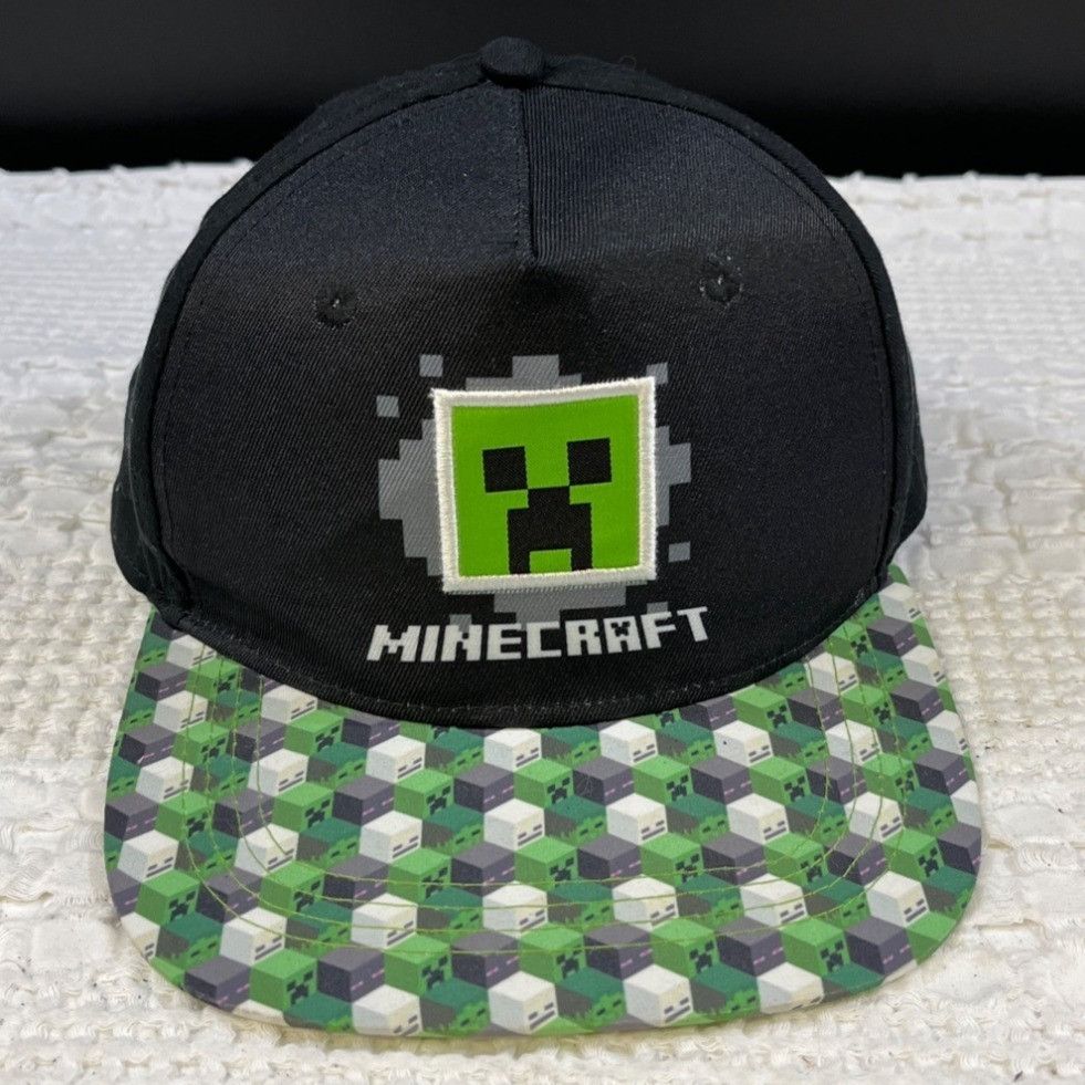 Other Minecraft Unisex Black/Green Minecraft Game Hat/Cap One Size Size ONE SIZE - 1 Thumbnail