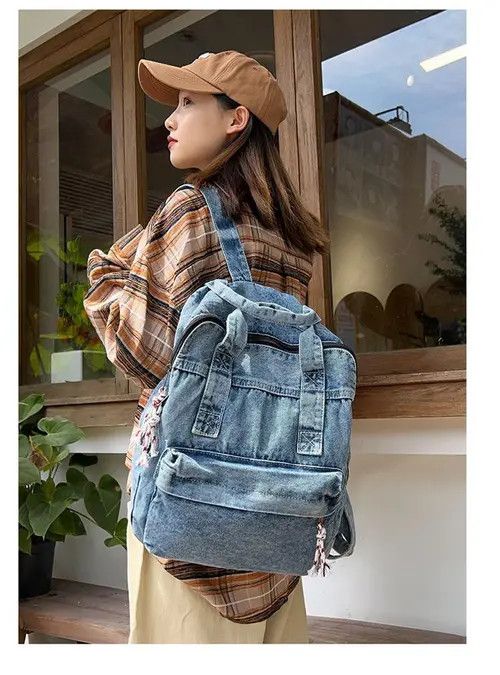 Vintage Denim Backpack Size ONE SIZE - 3 Thumbnail
