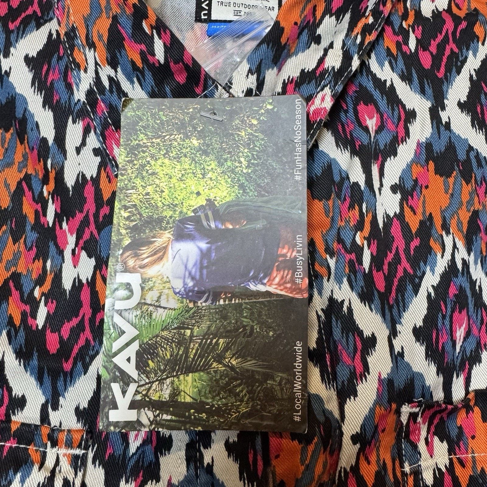 KAVU Kavu Freeland Desert Paint Sleeveless Romper Women’s S New! Size 27" / US 4 / IT 40 - 3 Thumbnail