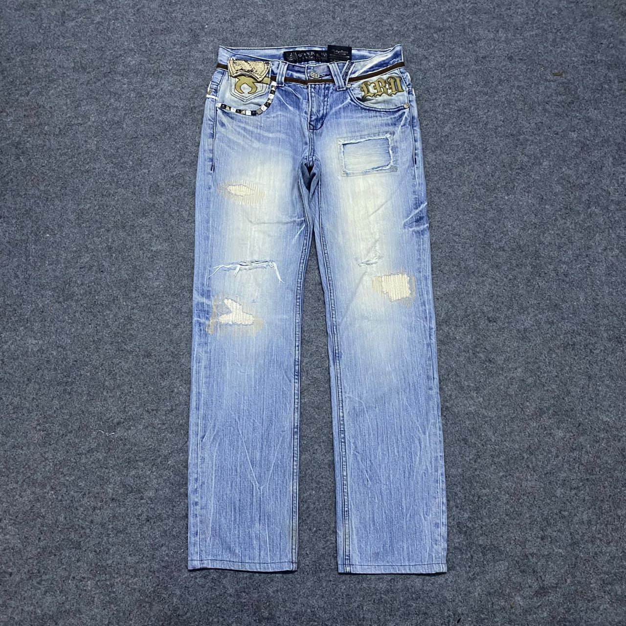 If Six Was Nine 💥Best Offer💥Vintage Red Pepper Punk Distressed Denim Size US 30 / EU 46 - 1 Thumbnail