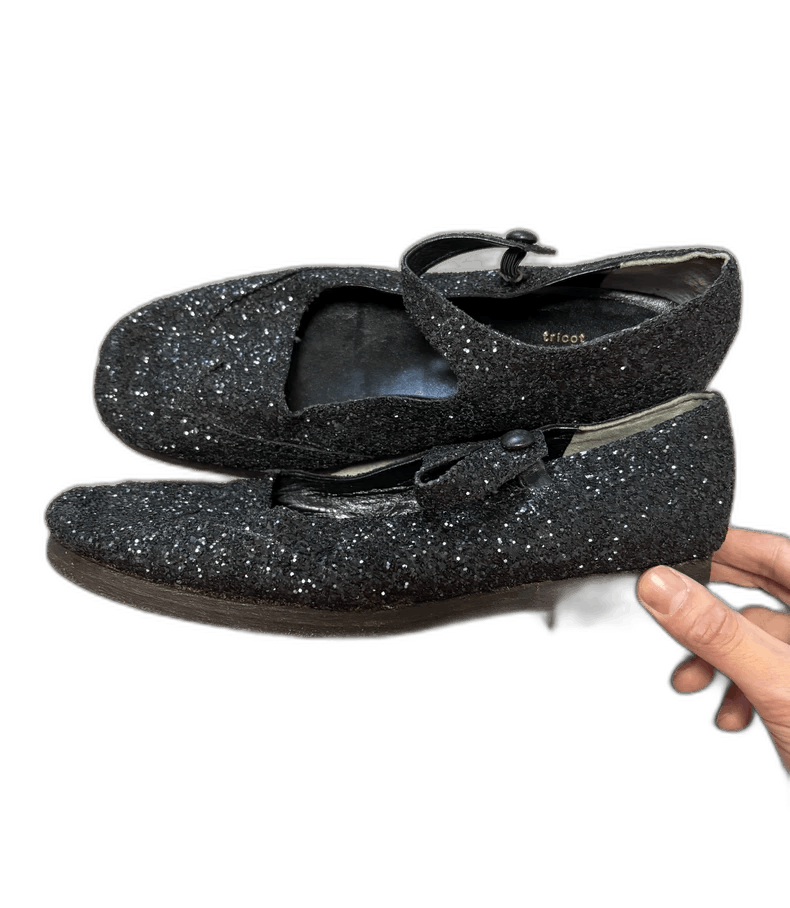 Comme des Garcons Comme des Garçons Glitter Mary Jane Shoes Size US 5 / IT 35 - 1 Thumbnail