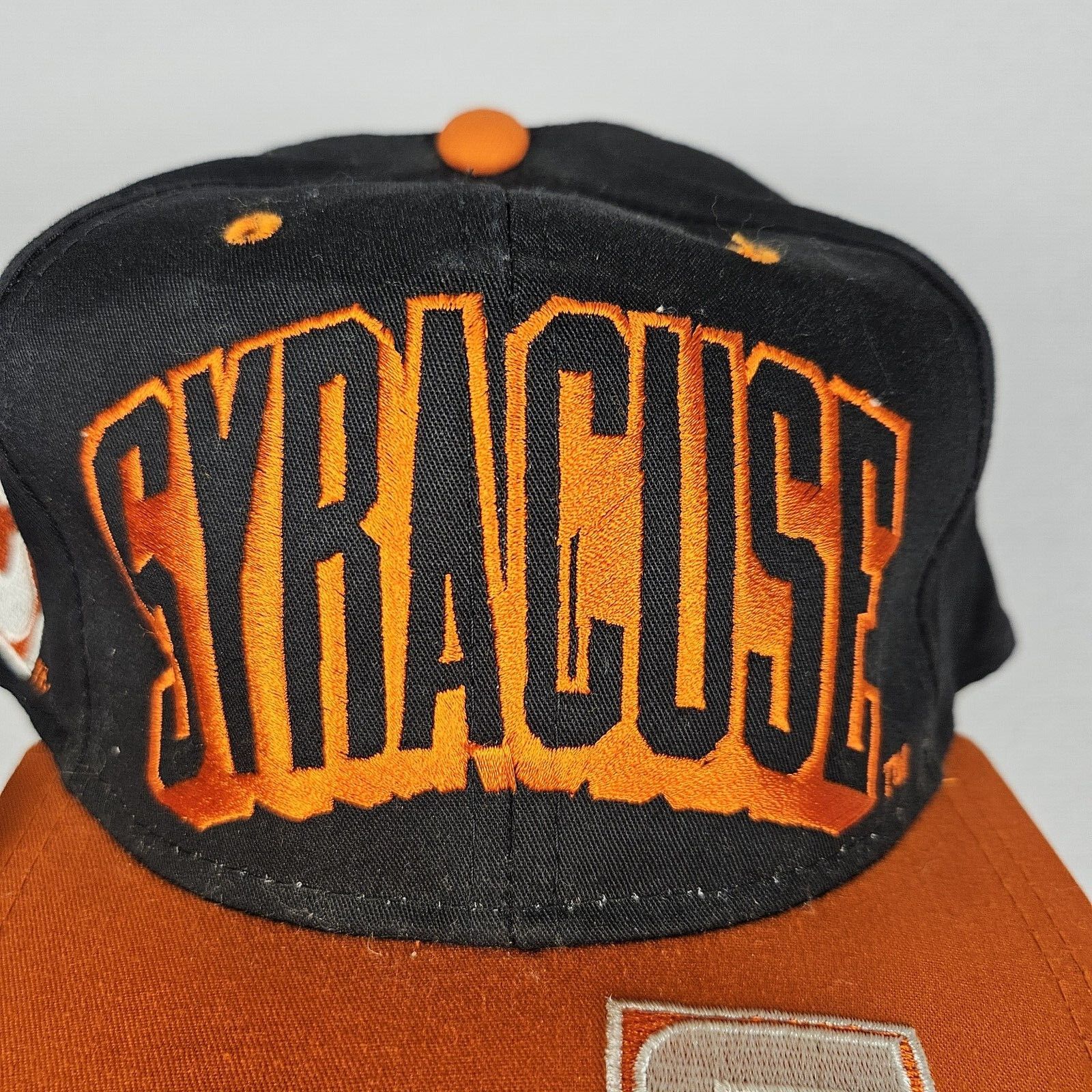 Vintage VTG Syracuse University Orangemen Snap Back Hat Boy America Size ONE SIZE - 6 Thumbnail