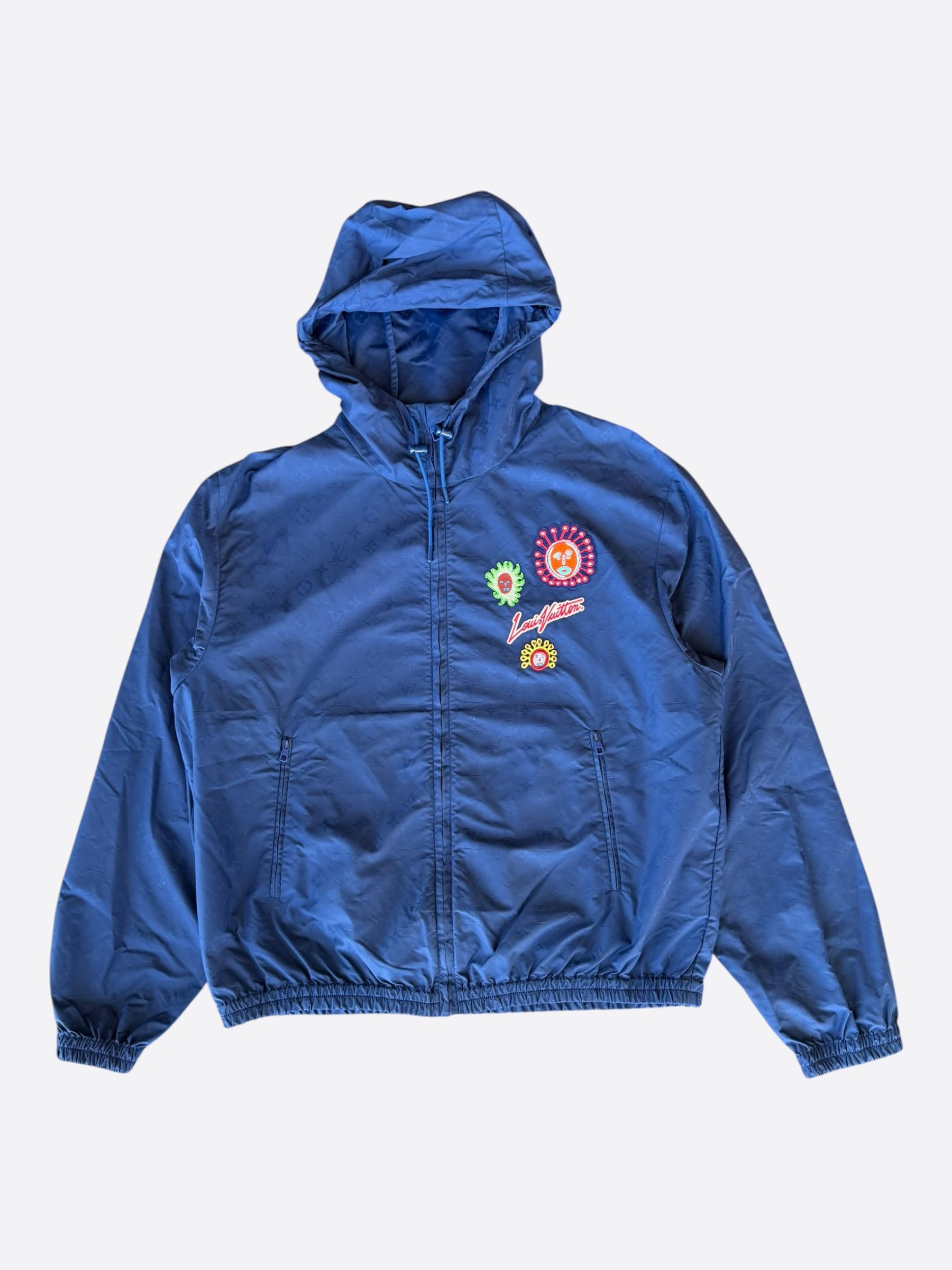 Louis Vuitton Louis Vuitton Yayoi Kusama Blue Monogram Windbreaker Size US XXL / EU 58 / 5 - 1 Thumbnail