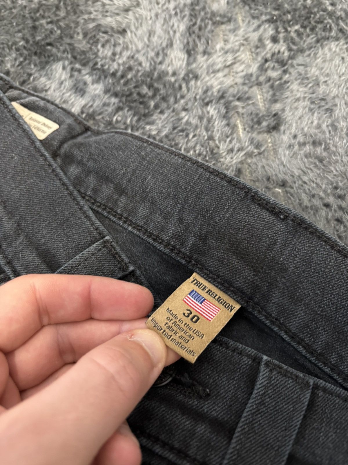 True Religion True Religion Made in USA Black Slim Jeans Rocco Size US 30 / EU 46 - 5 Thumbnail