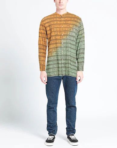 Acne Studios Acne Studio Peace Patterned Shirt In Green Size US M / EU 48-50 / 2 - 1 Thumbnail