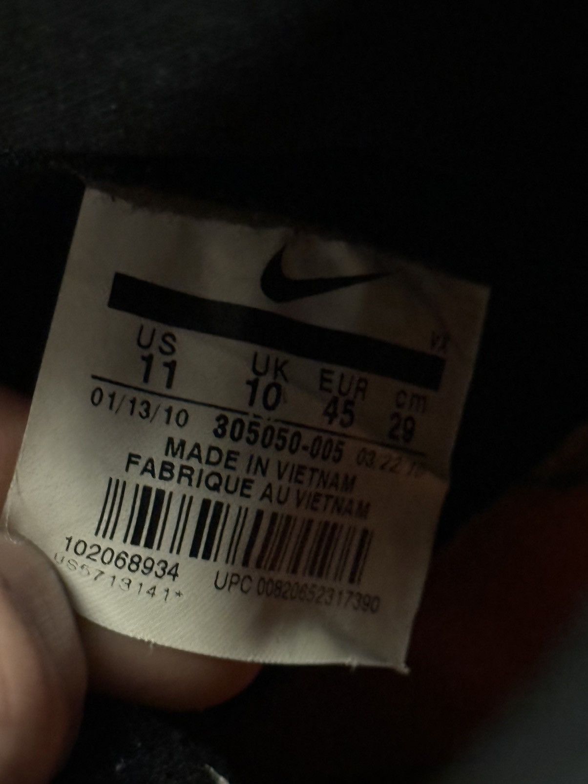 Nike Size 11 - Nike Dunk Pro Sb High Black Nike 305050-005 Size US 11 / EU 44 - 14 Thumbnail