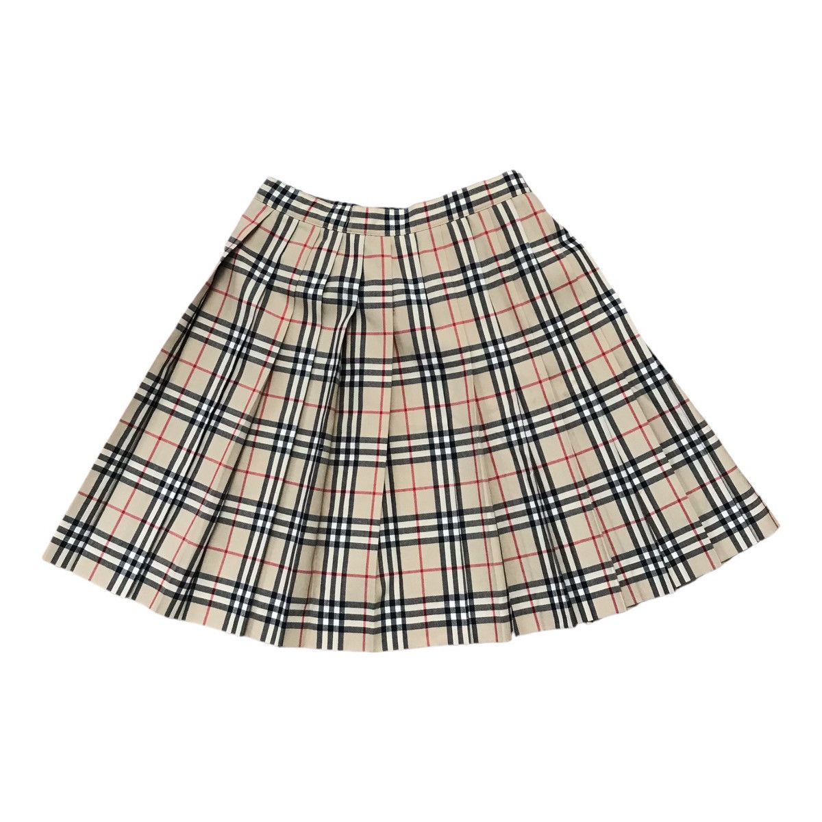 Burberry × Japanese Brand × Vintage Burberry Nova Check WoolSkirt Size 24" / US 00 / IT 34 - 4 Thumbnail
