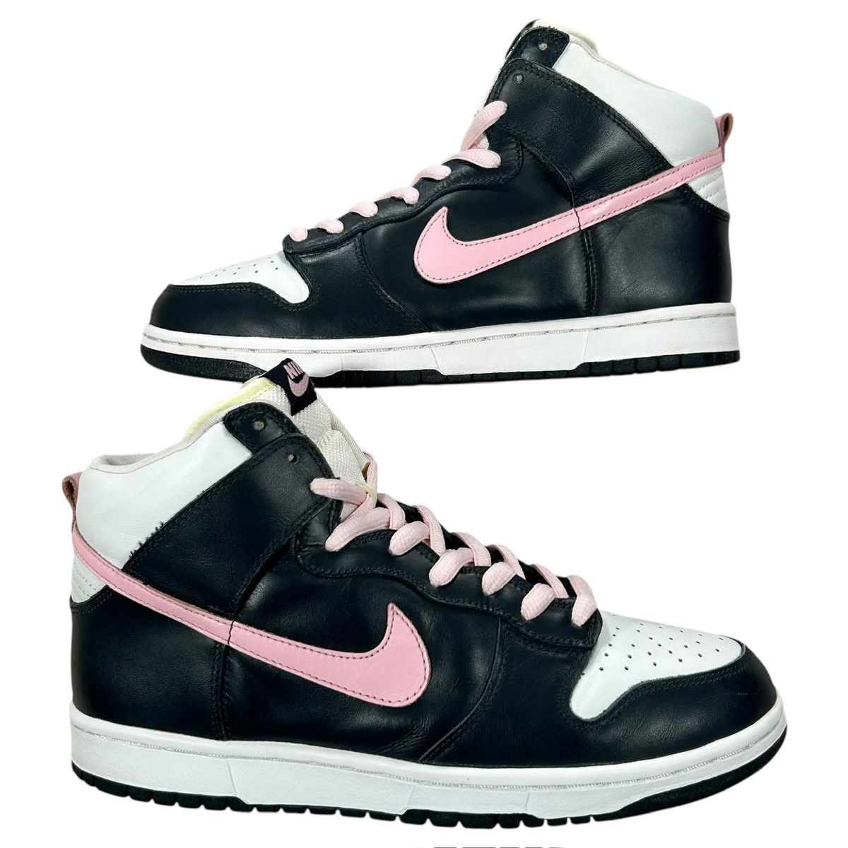 Nike Nike Sb Dunk High Shy Pink Dark Obsidian Blue 2005 Sneakers Size US 10 / EU 43 - 1 Thumbnail