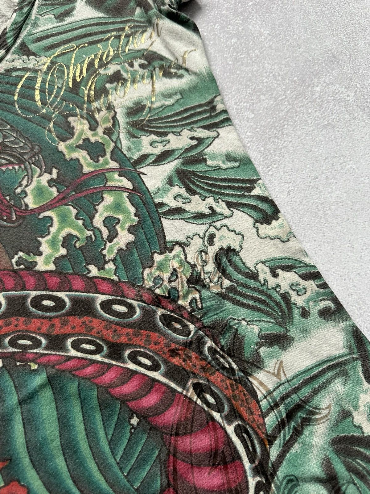 Christian Audigier × Vintage T-shirt Christian Audigier size S Size S / US 4 / IT 40 - 8 Thumbnail