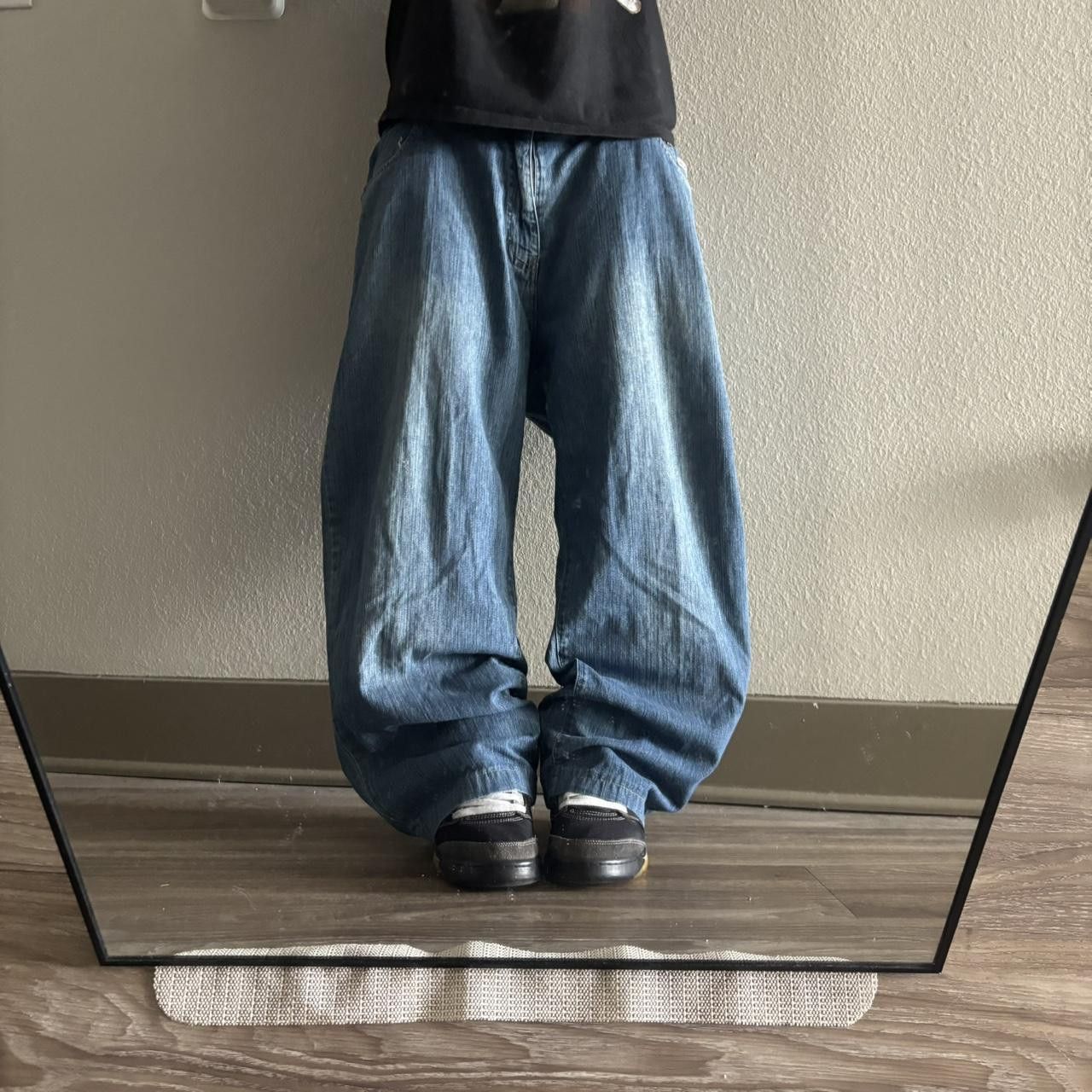 Calvin Klein Crazy Vintage Y2K/2000s Baggy Calvin Klein Medium Wash Skater Denim Jeans! 40x26 Size US 40 / EU 56 - 1 Thumbnail
