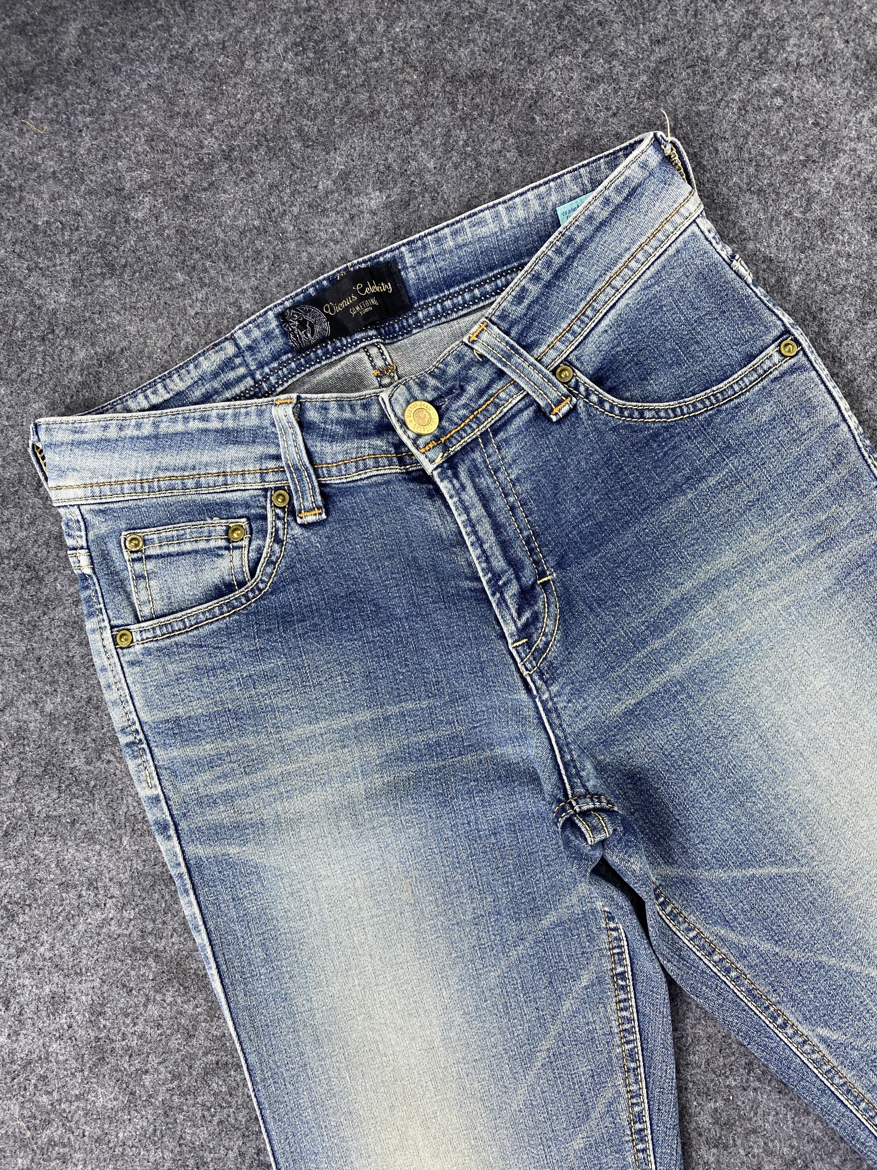 Edwin Vienus Jean by Something Edwin Flare Blue Wash Jeans - J1087 Size 28" / US 6 / IT 42 - 5 Thumbnail