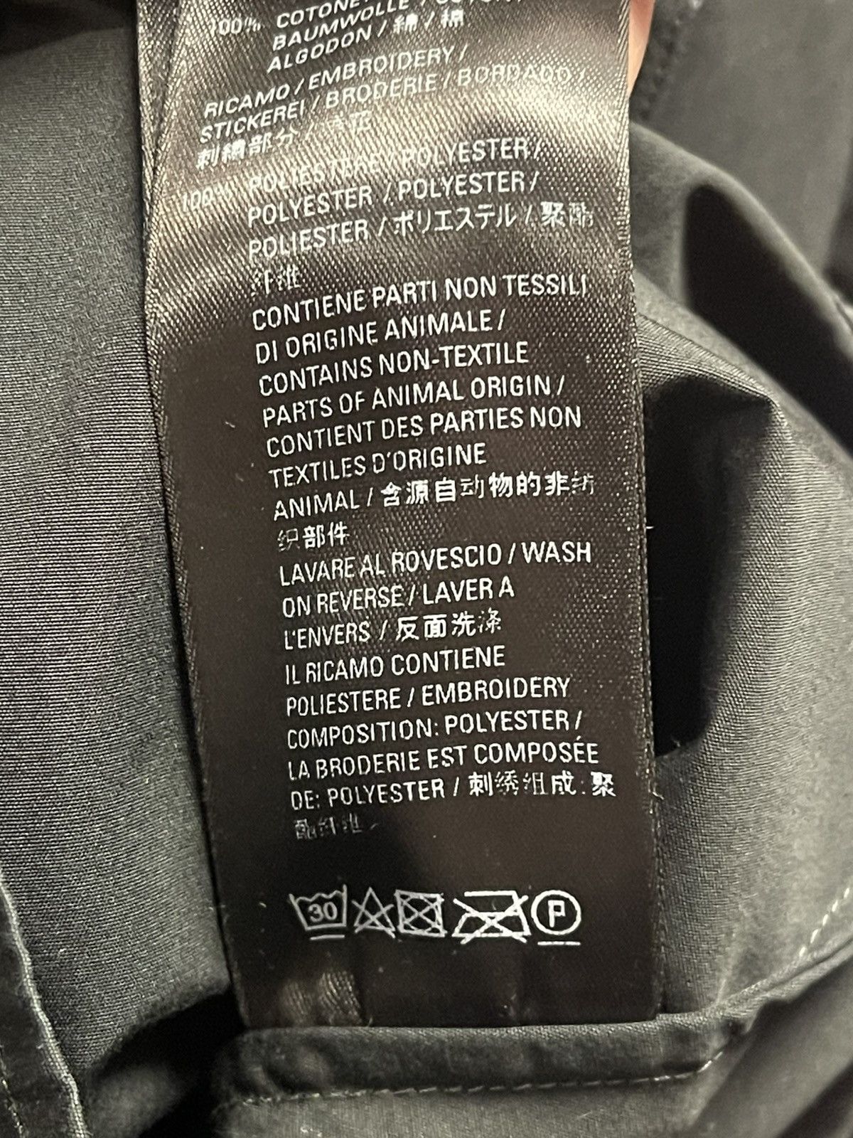 Balenciaga Size M/39EU - Balenciaga Men’s Dress Shirt Black Logo Collar Size US M / EU 48-50 / 2 - 10 Thumbnail
