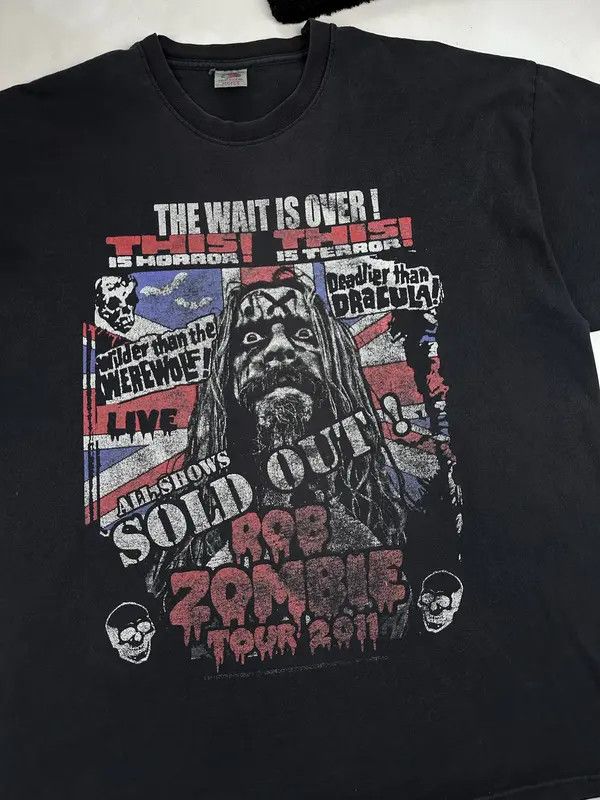 Band Tees Adachi x Mei Vintage Y2K Rob Zombie Band Tee rock tshirt Size US XXL / EU 58 / 5 - 2 Thumbnail