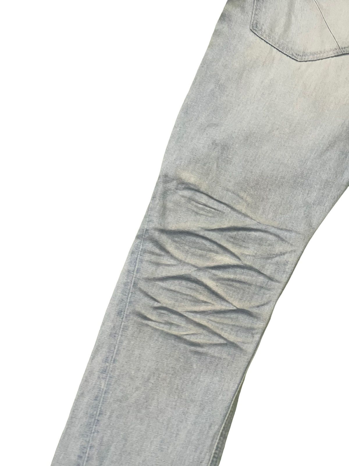 Japanese Brand Slim Jeans Vanquish Japan Distress Acid Wash 6🟦9 Size US 35 - 17 Thumbnail