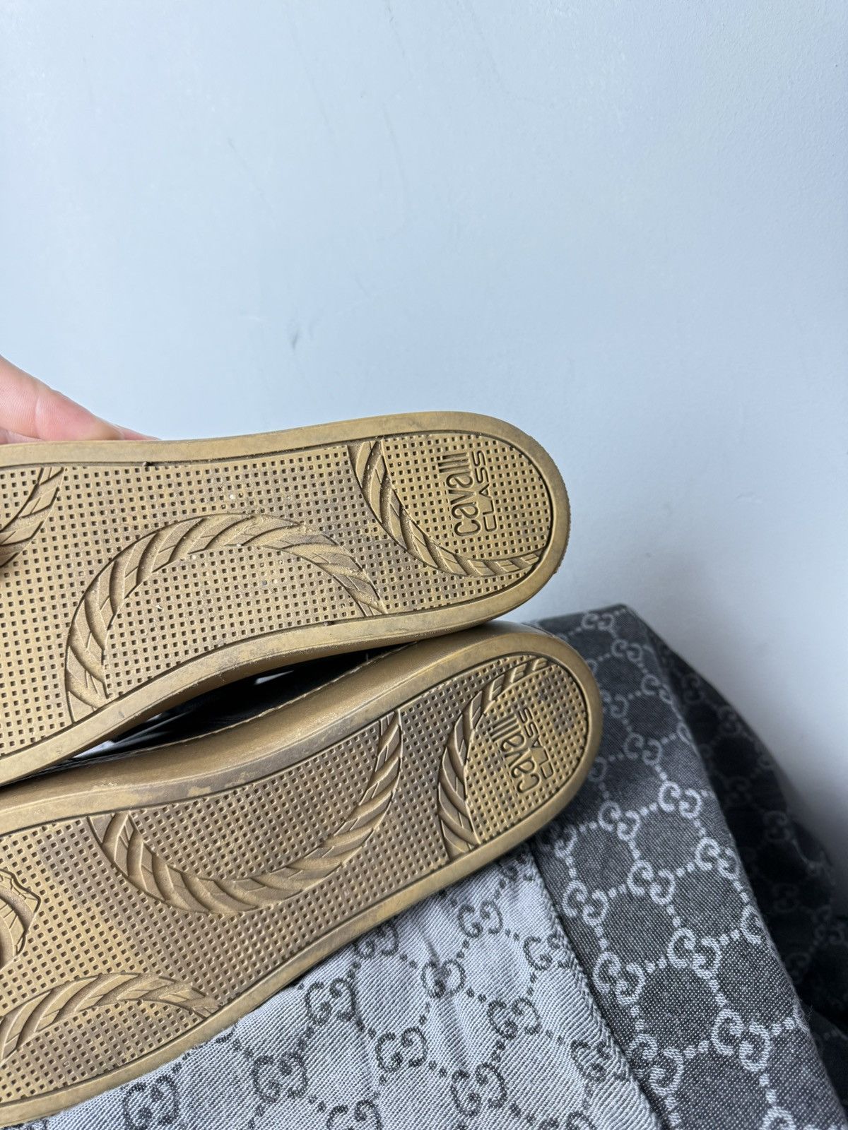 Cavalli Class Roberto Just Cavalli Class Leather Sneakers Luxury Size US 10 / EU 43 - 9 Thumbnail