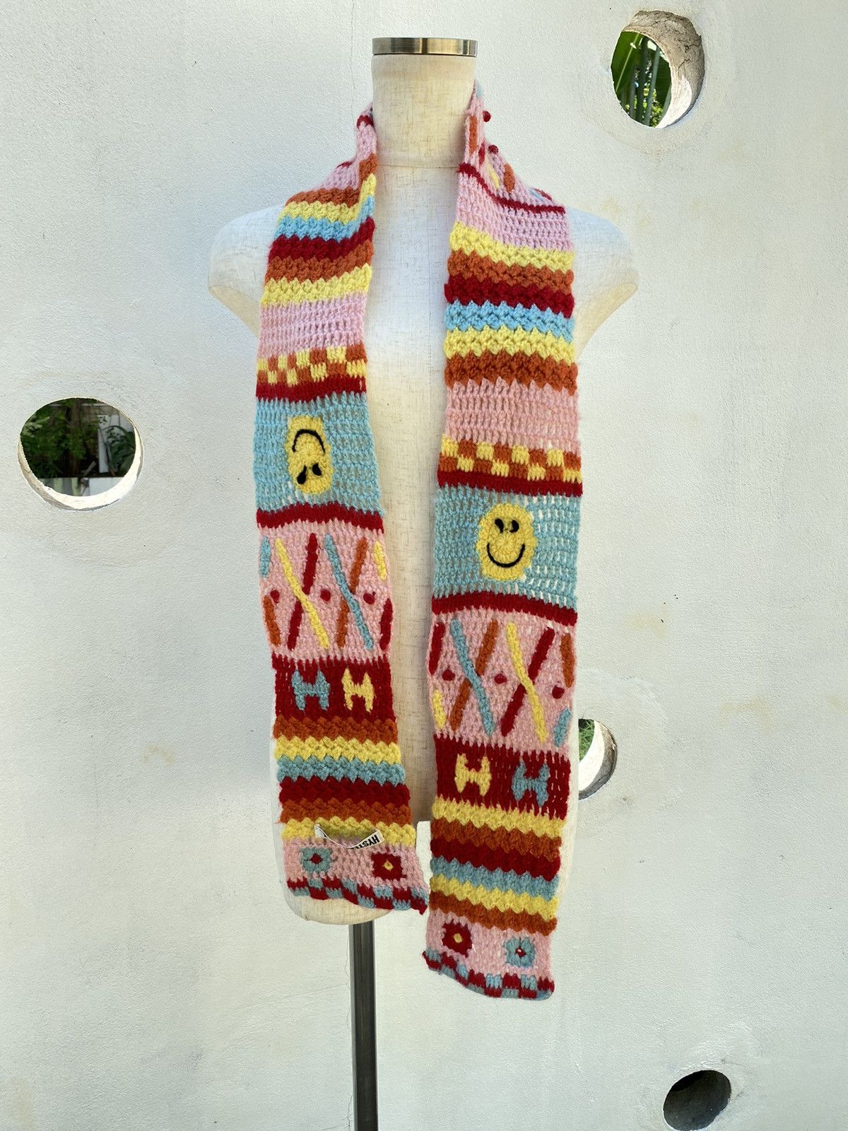 Hysteric Glamour Hysteric Mini Colorful Floral Knit Scarf Size ONE SIZE - 3 Thumbnail