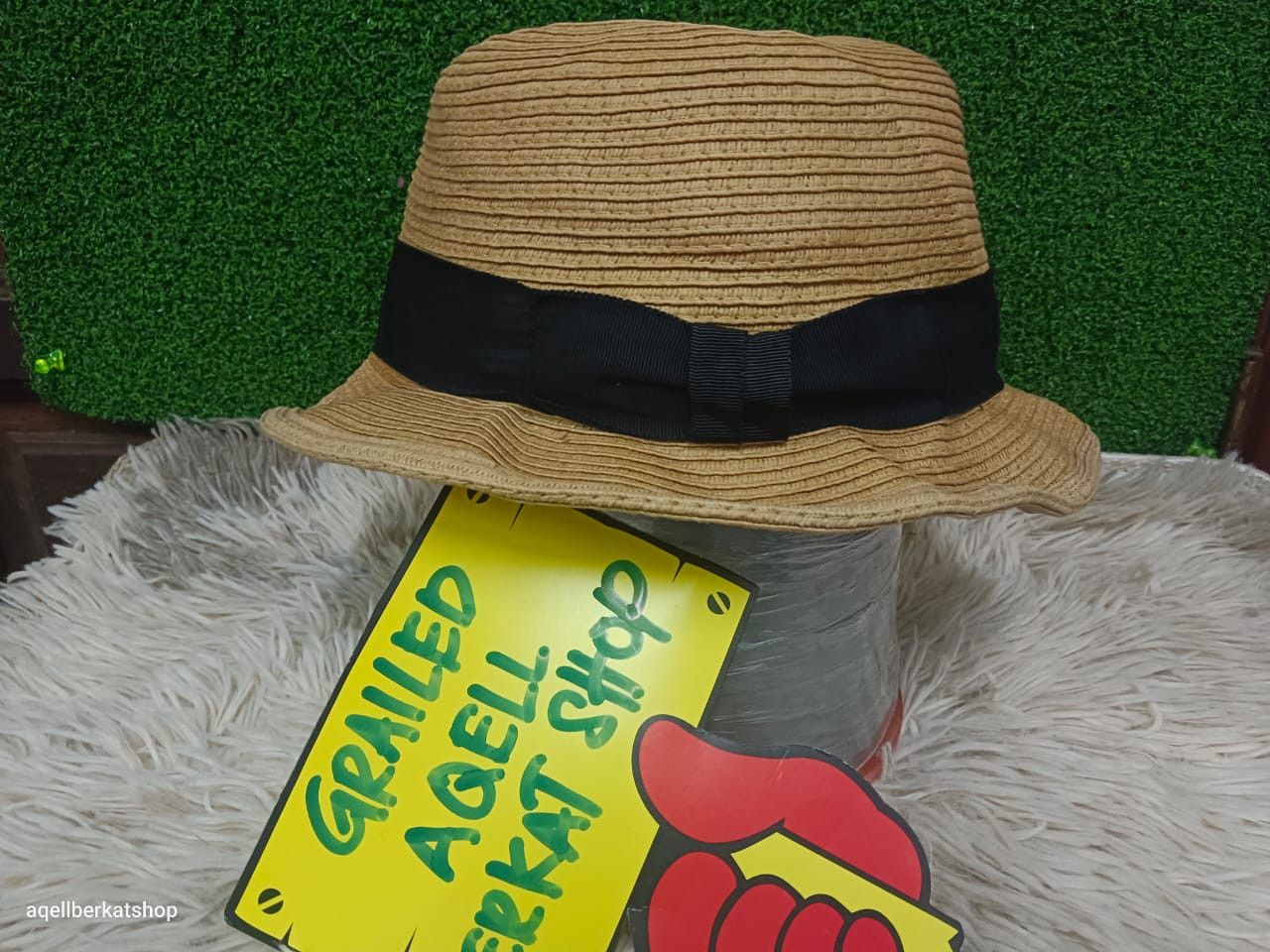 Japanese Brand Ovveride Japan Straw Hat Size ONE SIZE - 1 Thumbnail