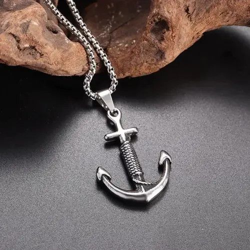 Jewelry New Anchor Pendant Necklace Size ONE SIZE - 2 Thumbnail