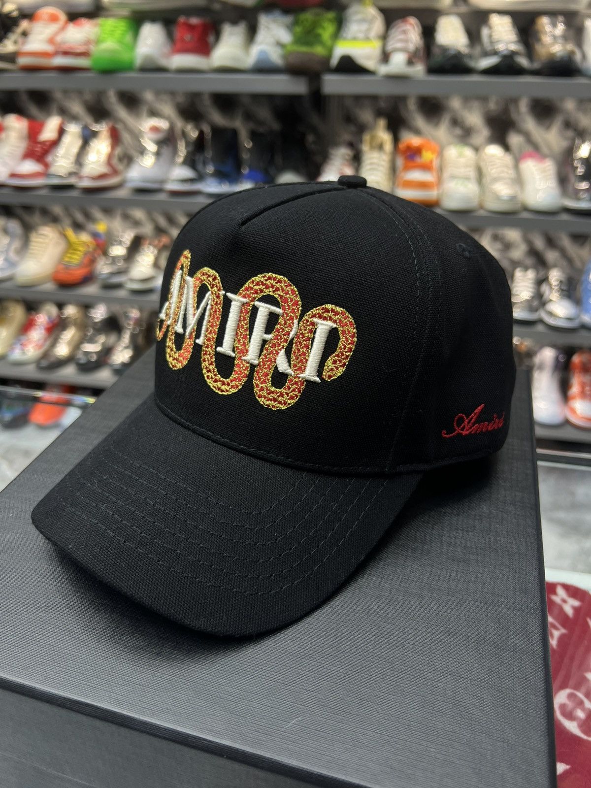 Amiri Amiri Snake Canvas Hat Size ONE SIZE - 1 Thumbnail