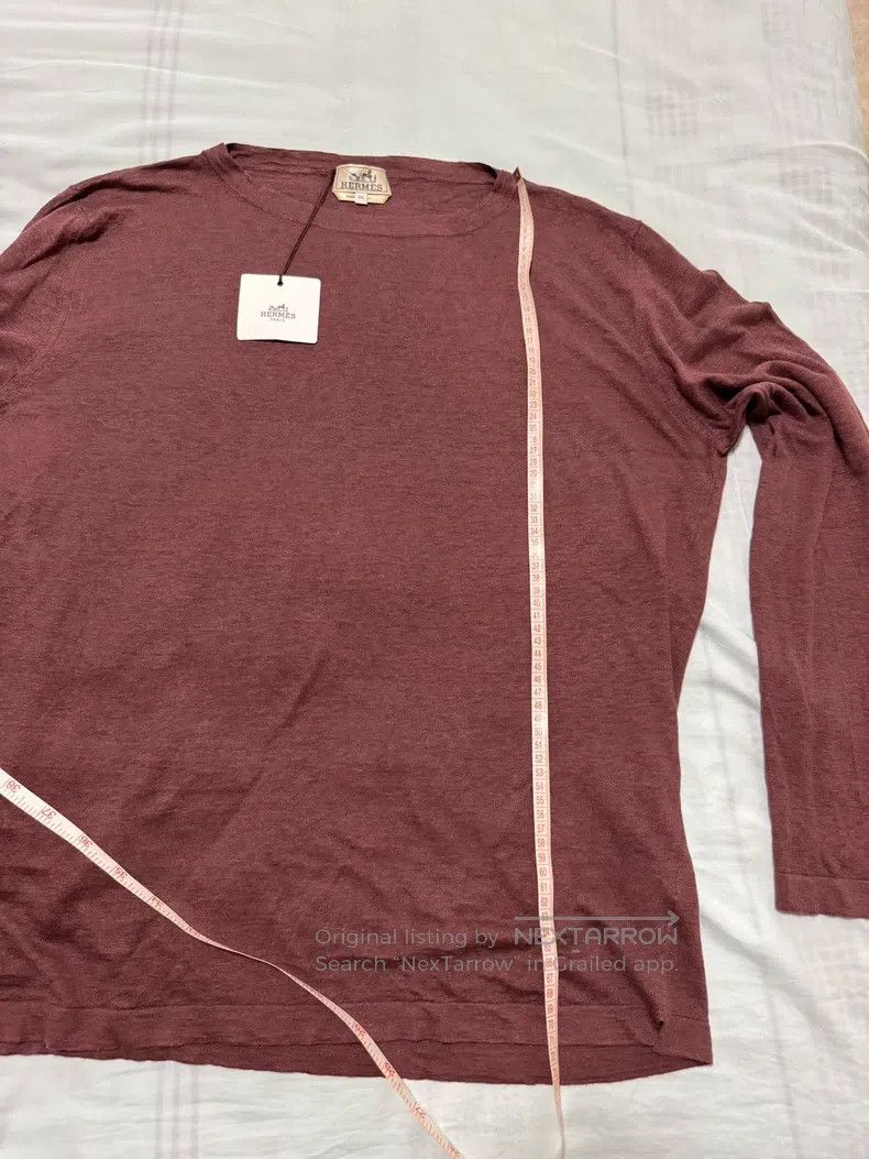 Hermes Hermes Linen T-Shirt Size US XXL / EU 58 / 5 - 5 Thumbnail