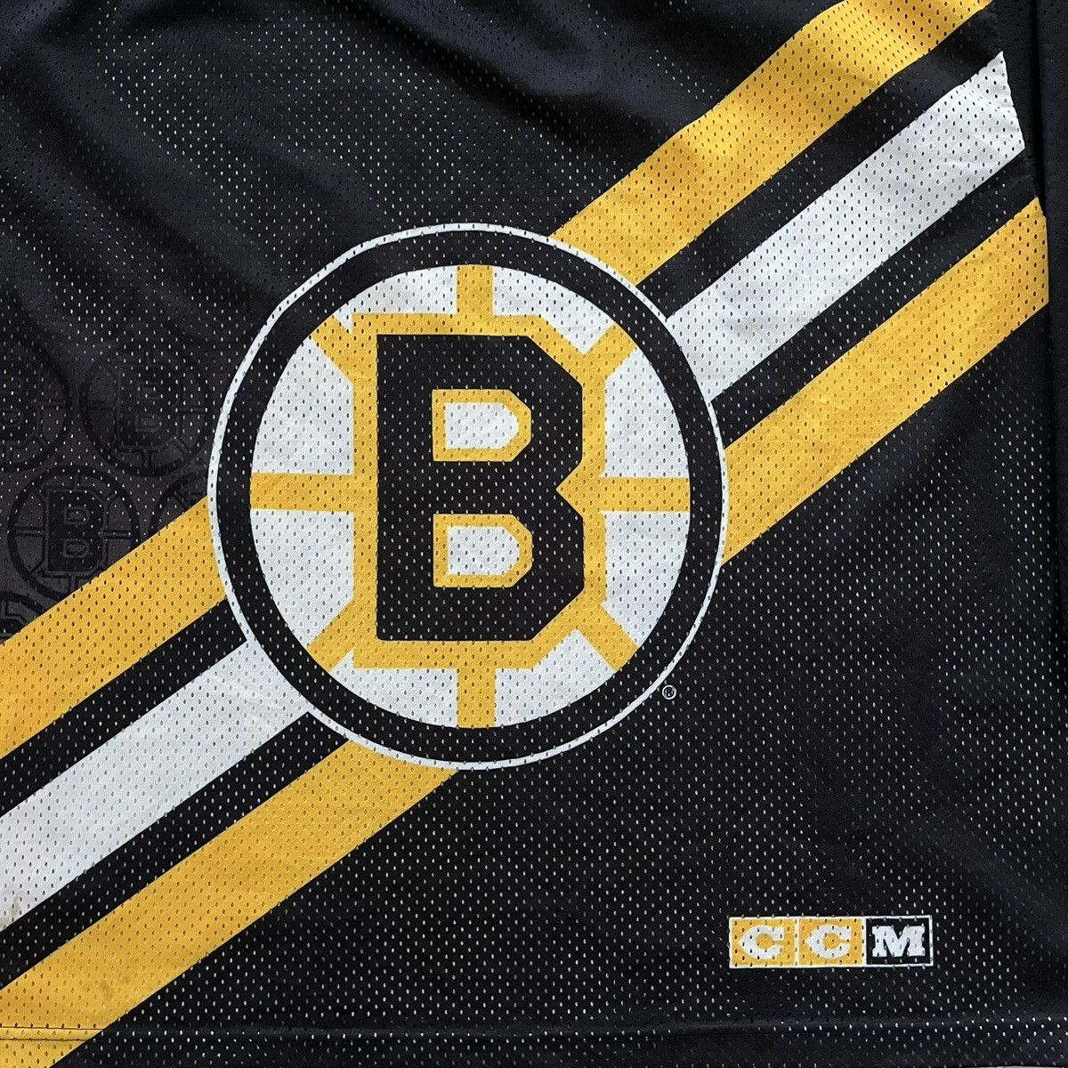 Ccm Vintage 90s CCM NHL Boston Bruins Goalie OVP Hockey Jersey Size US M / EU 48-50 / 2 - 10 Thumbnail