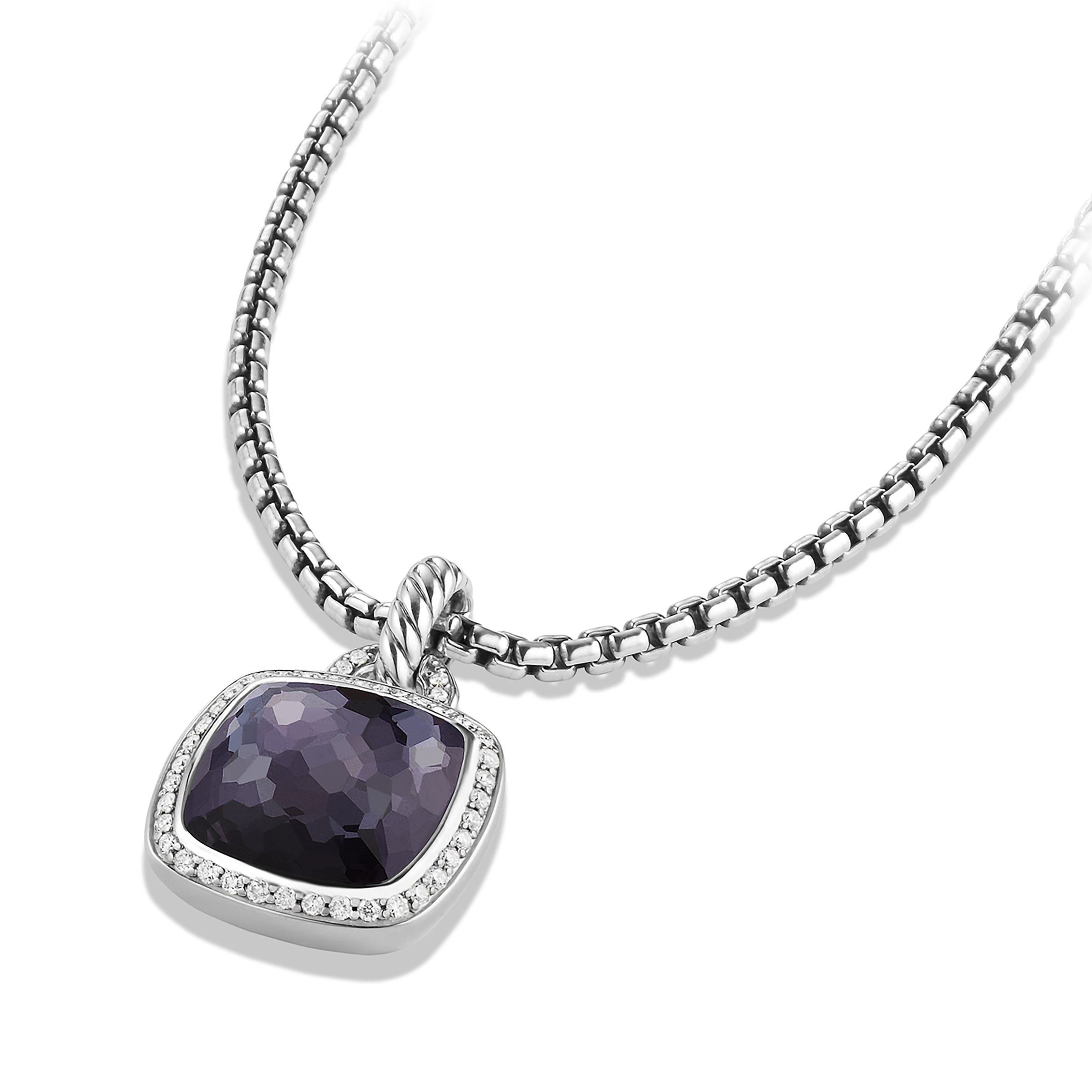 David Yurman o1w1db10526 D12454D Size:9/ Pendant in Silver with Diamond Size ONE SIZE - 2 Thumbnail