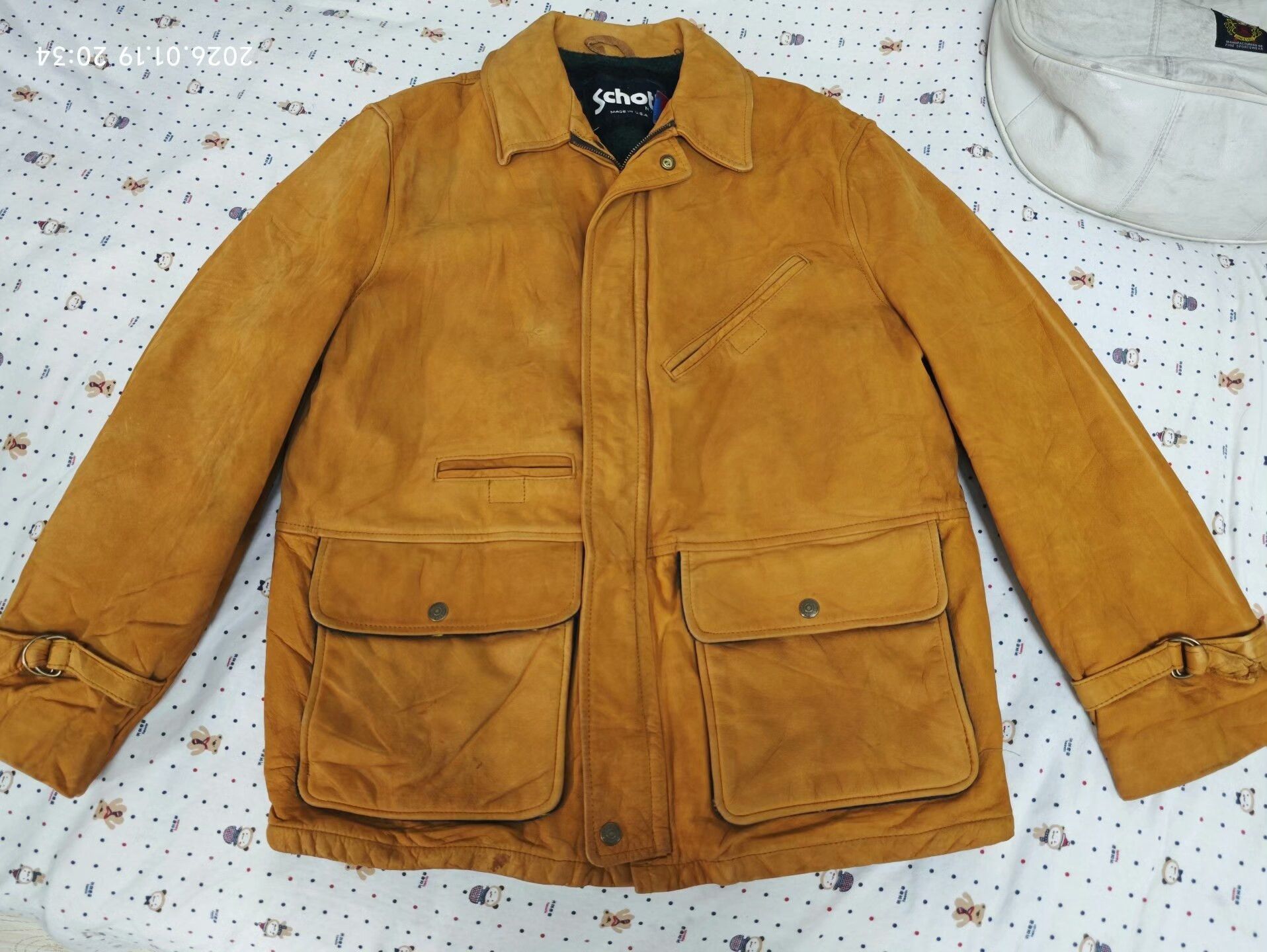 Schott Schott N.Y.C Safari Leather Jacket Size US XXS / EU 40 - 1 Thumbnail