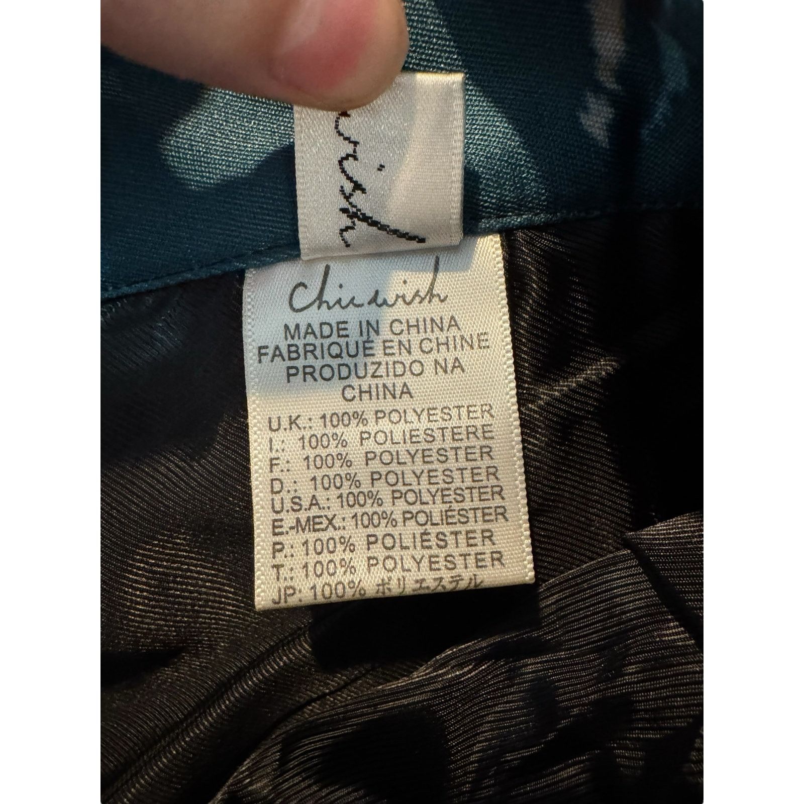 The Unbranded Brand Chicwish Women’s L Floral High Waisted Pleated Teal Skirt Size 30" / US 8 / IT 44 - 9 Thumbnail