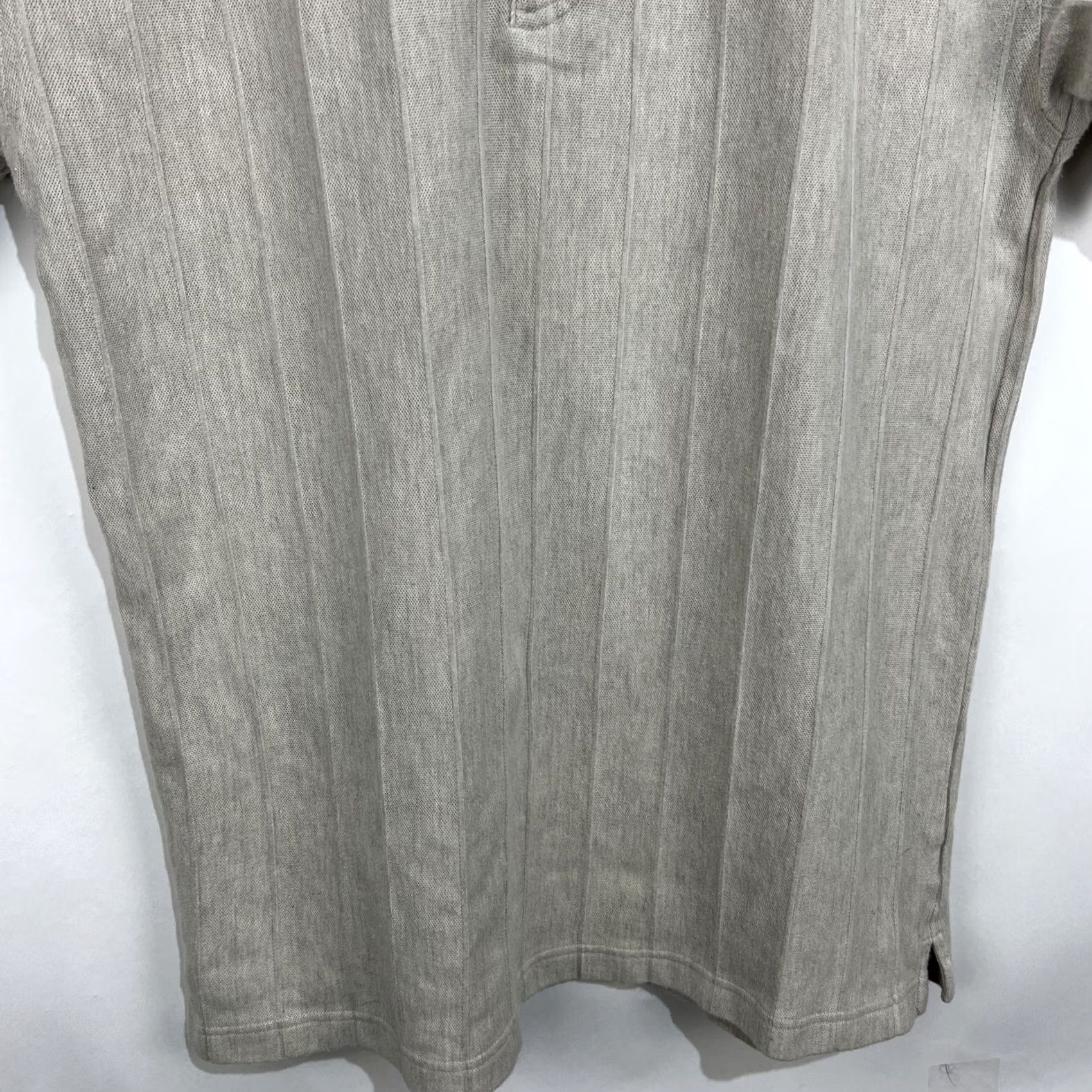 Vintage VINTAGE Greg Norman Polo Shirt S/S Men's XL Tan Shark Logo Ribbed Collar 90s Shark Notes Mens XL Polo Size US XL / EU 56 / 4 - 7 Thumbnail