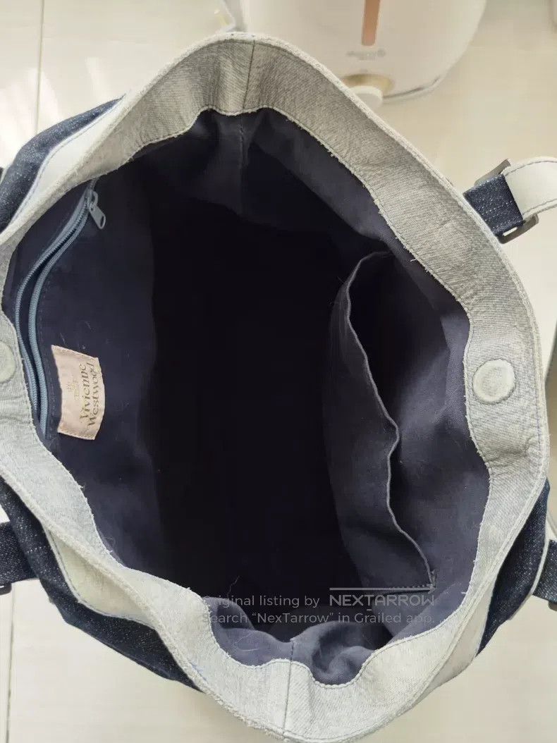 Vivienne Westwood Vivienne Westwood size os Denim color block tote bag Size ONE SIZE - 6 Thumbnail