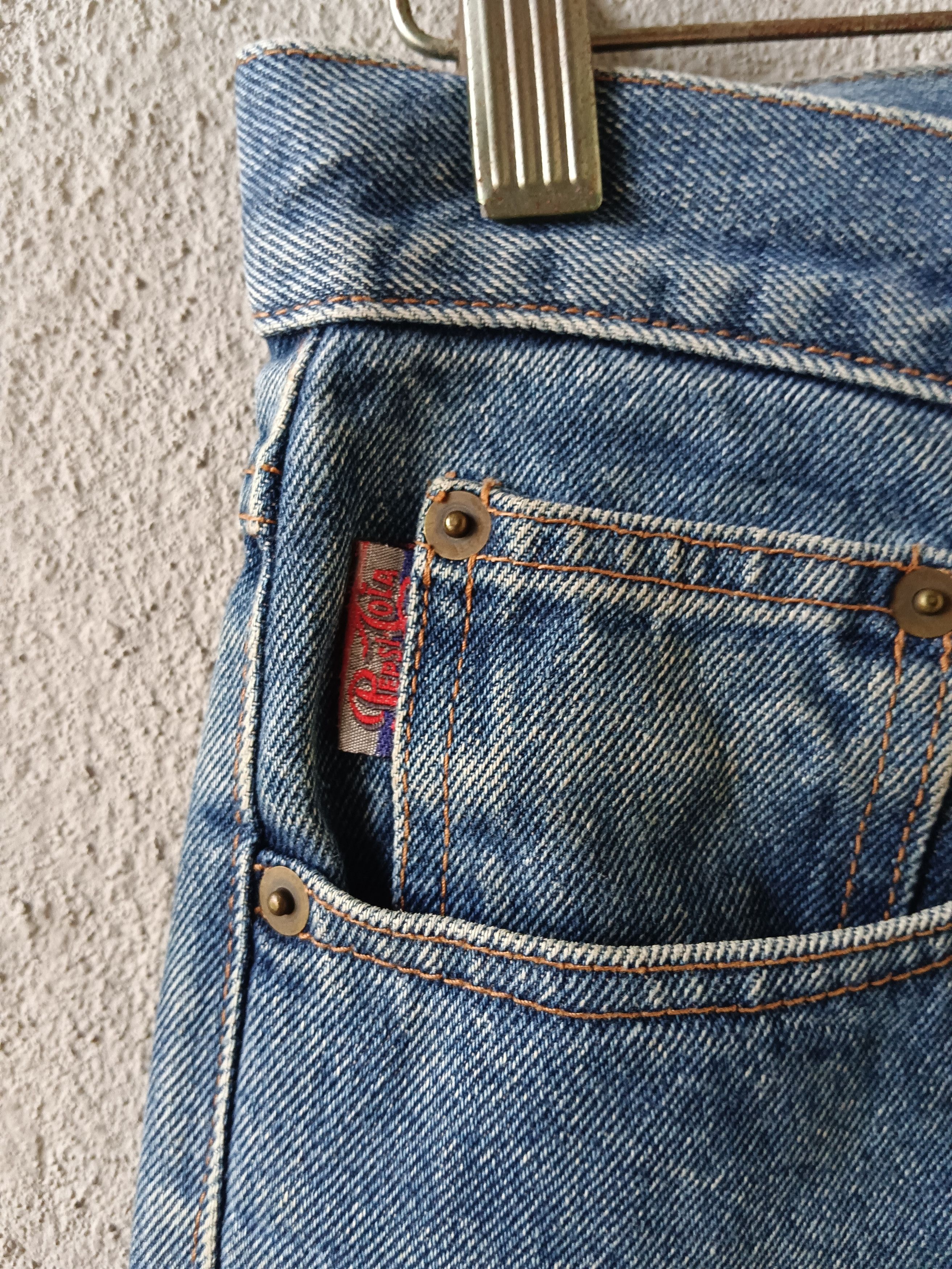 Coca Cola × Pepsi Vtg Pepsi Cola Jeans size 30x 32 Made in Japan Size US 30 / EU 46 - 7 Thumbnail